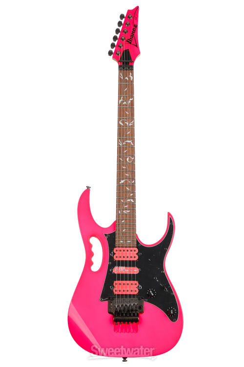 Ibanez Steve Vai Signature JEMJRSP - Pink | Sweetwater Ibanez Steve Vai Signature JEMJRSP - Pink | Sweetwater