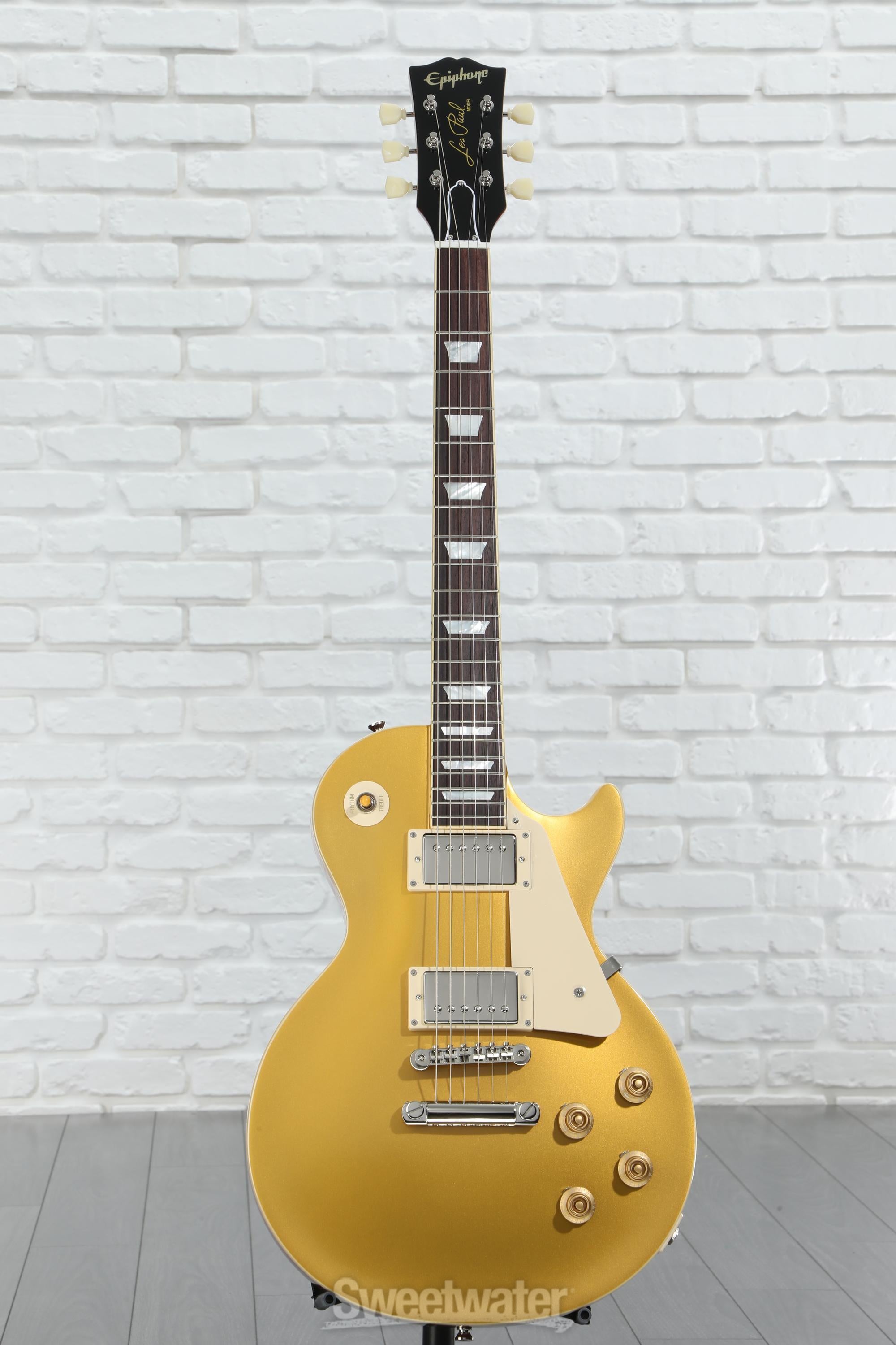⭐︎Epiphone Les Paul Gold Top Amazon.com: Epiphone Les Paul Standard 50s, Metallic Gold