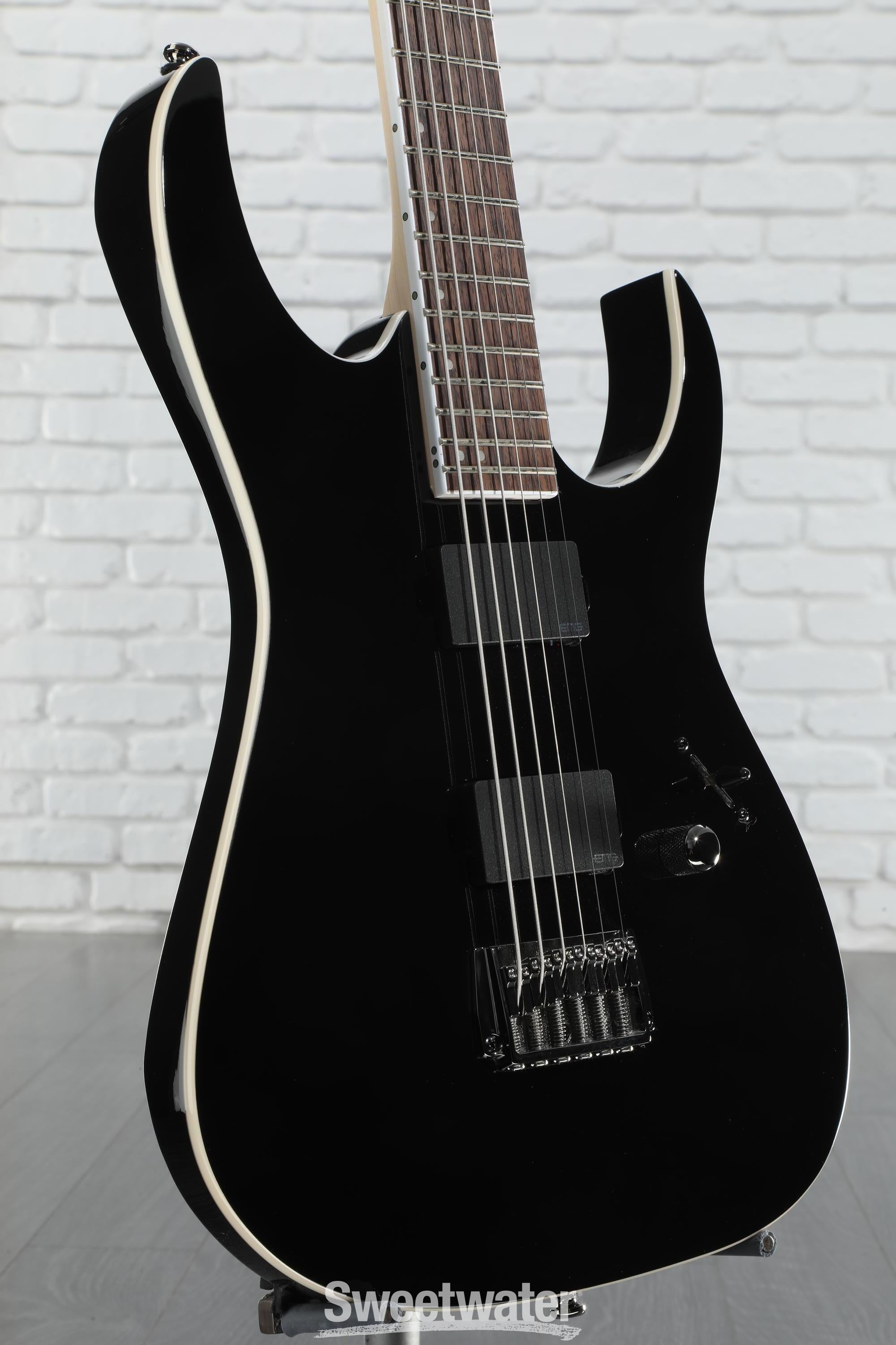 Ibanez Iron Label RGIB21 Electric Guitar - Black | Sweetwater