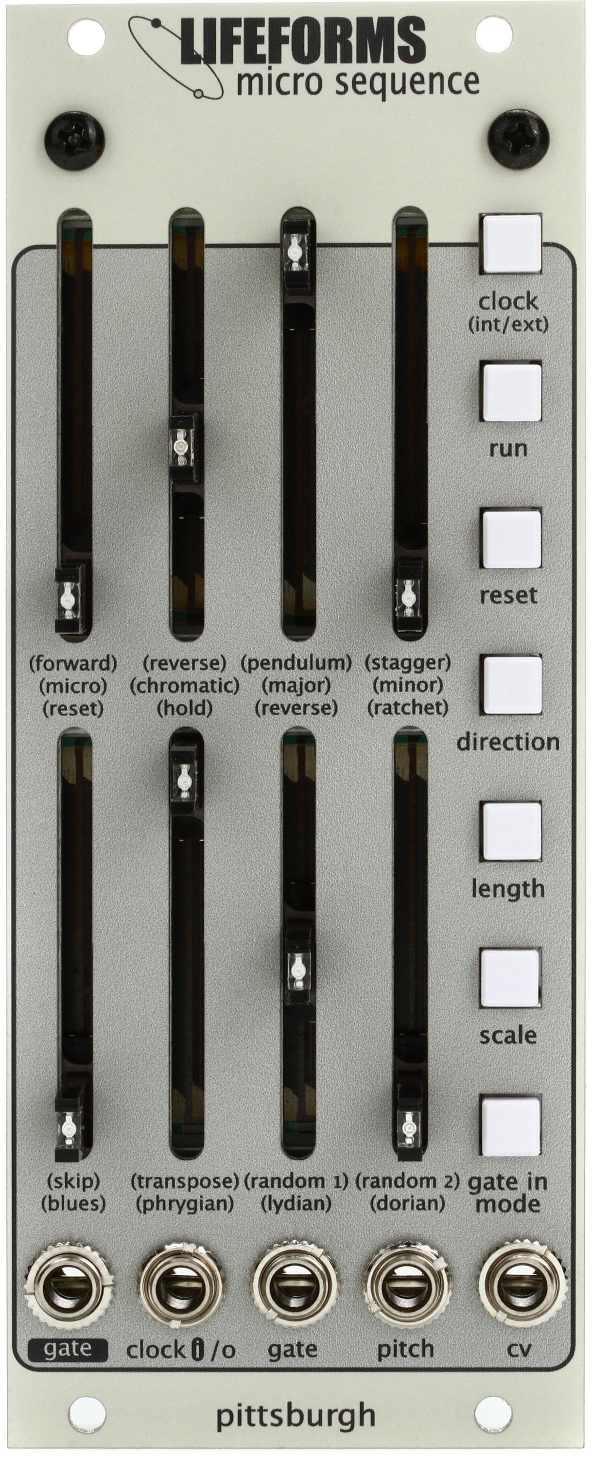 Pittsburgh Modular Lifeforms Micro Sequencer Eurorack CV/Gate Sequencer