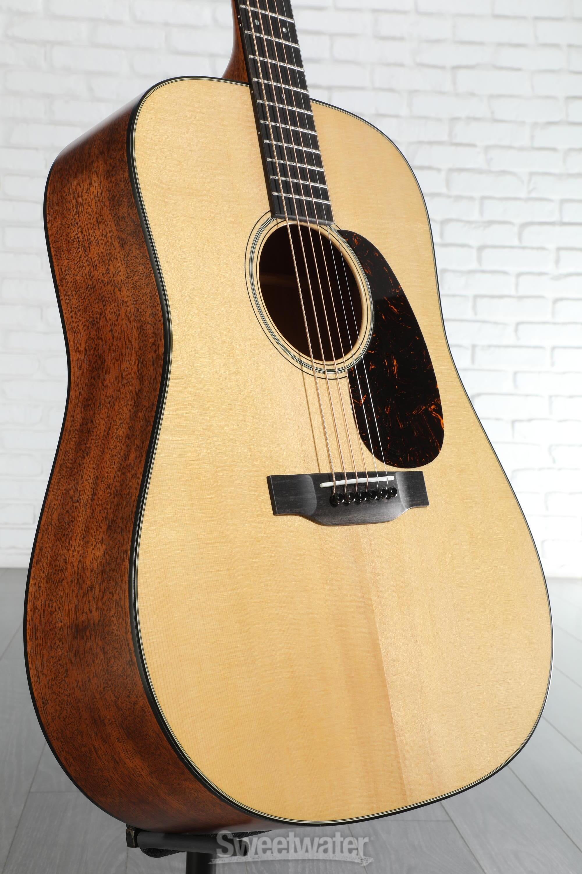 Martin D-18 Satin Standard Series Acoustic Guitar - Satin Natural