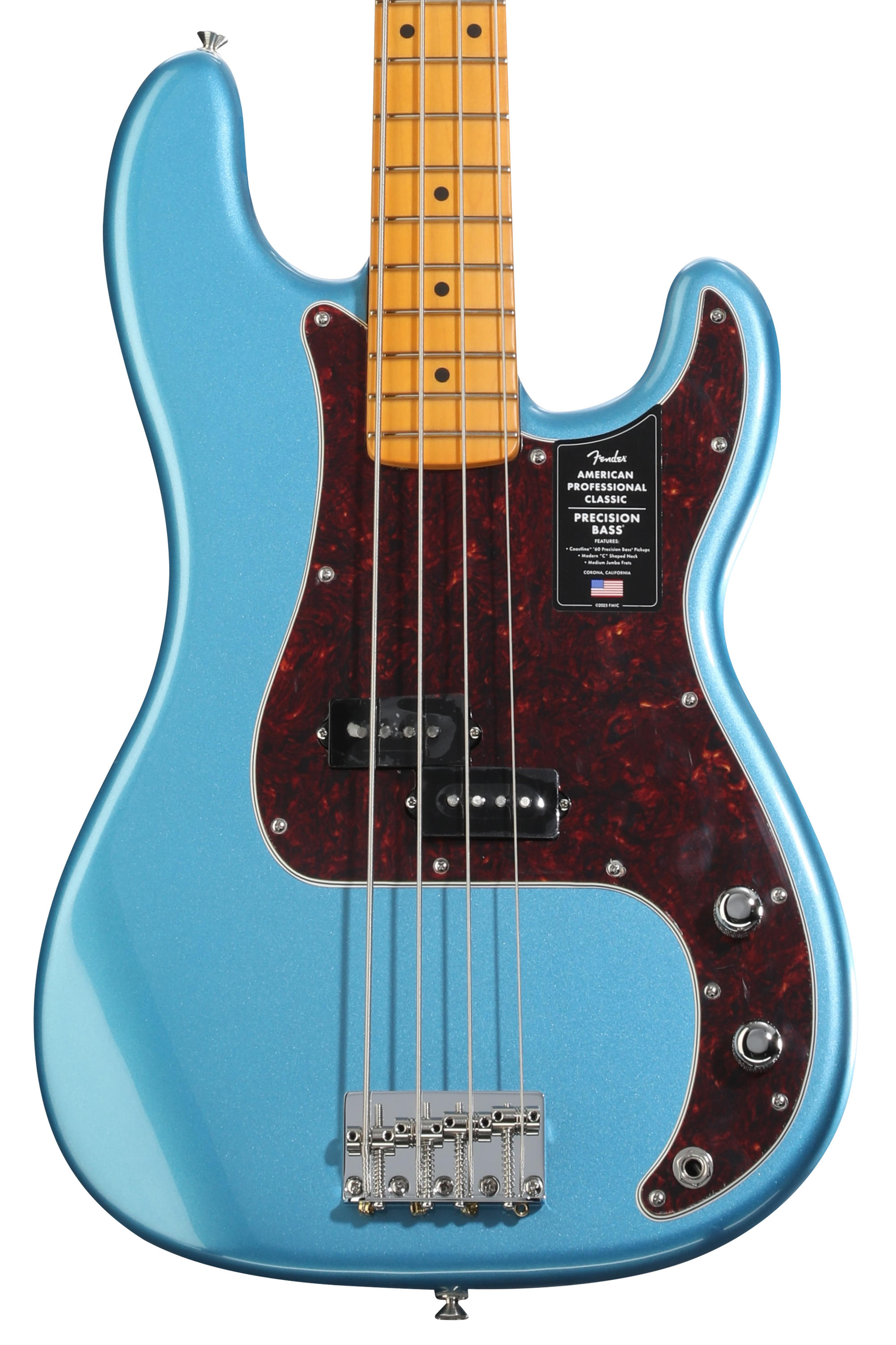Fender American Professional Classic Precision Bass - Faded Lake