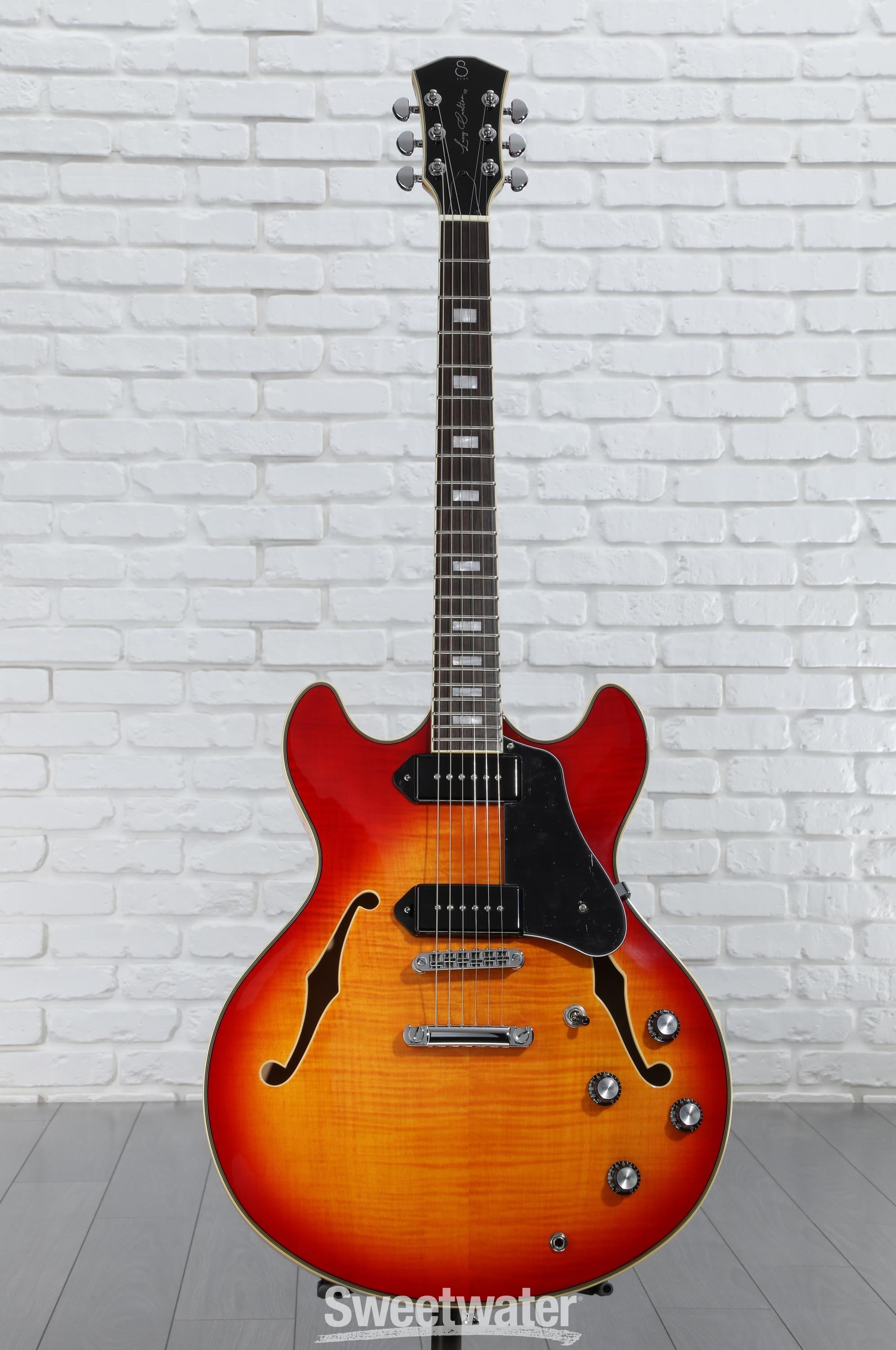 Sire Larry Carlton H7V Semi-hollowbody Electric Guitar - Cherry