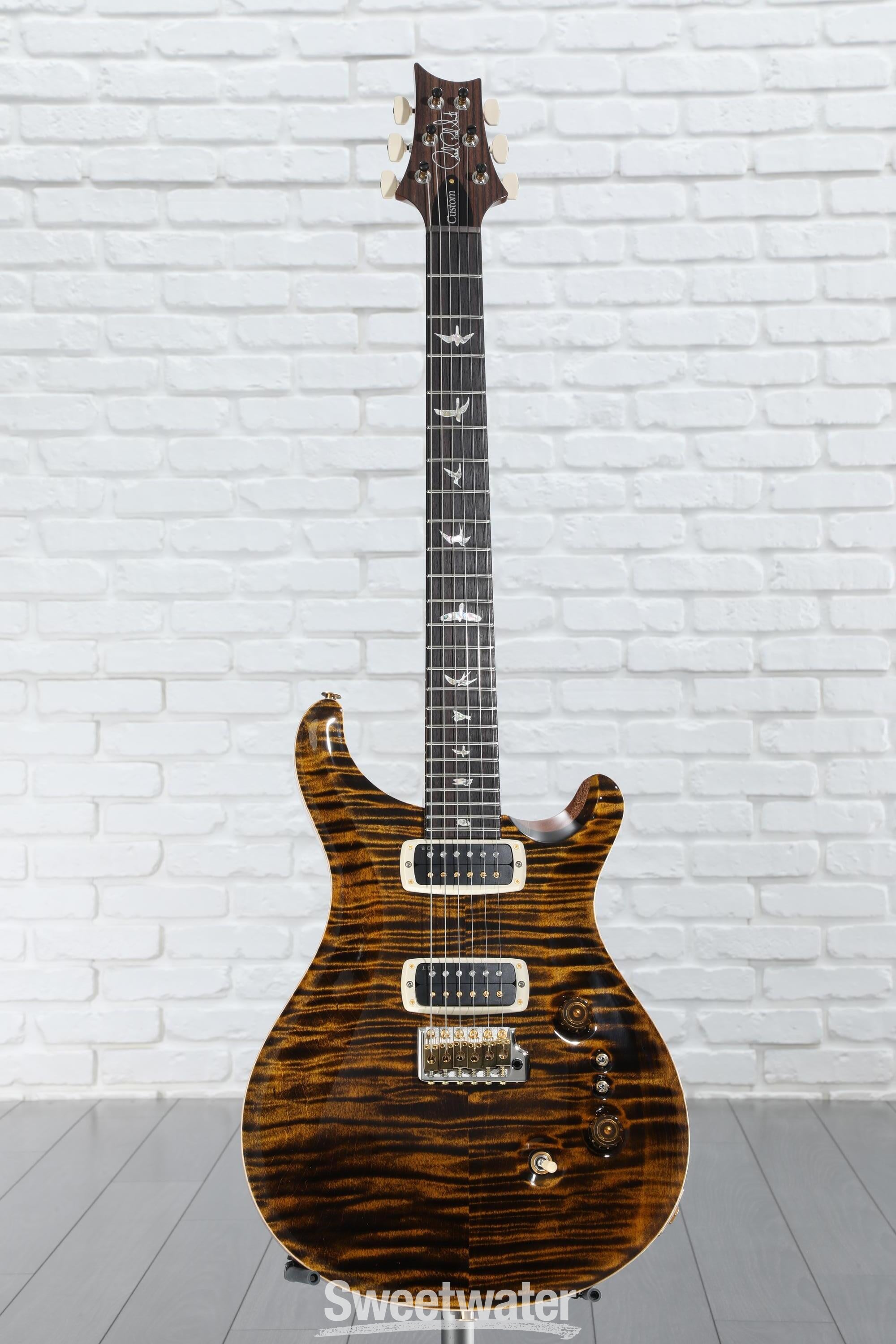 PRS Custom 24-08 10-Top Electric Guitar - Yellow Tiger