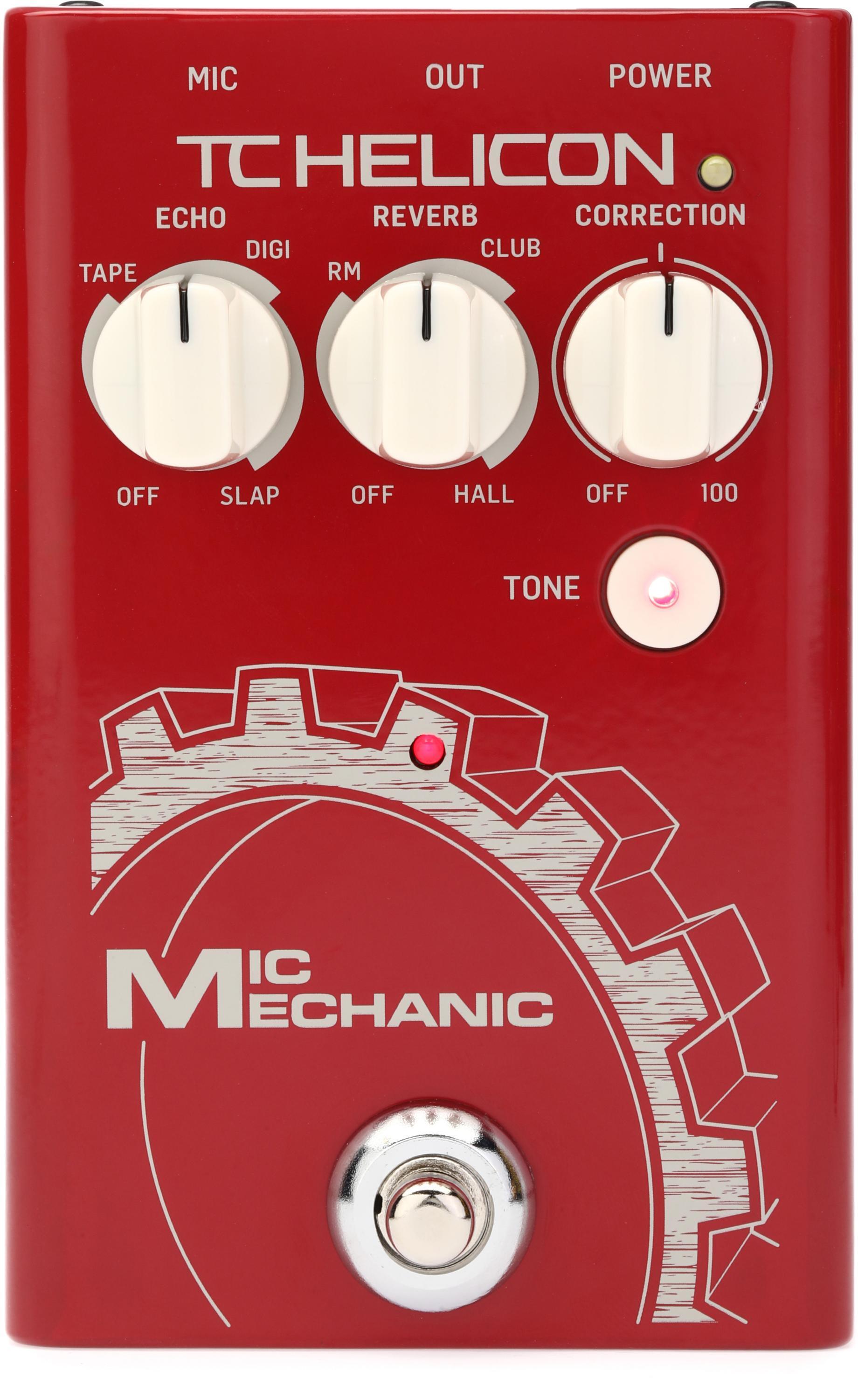 TC-Helicon Mic Mechanic 2 Vocal Effects Pedal Reviews | Sweetwater