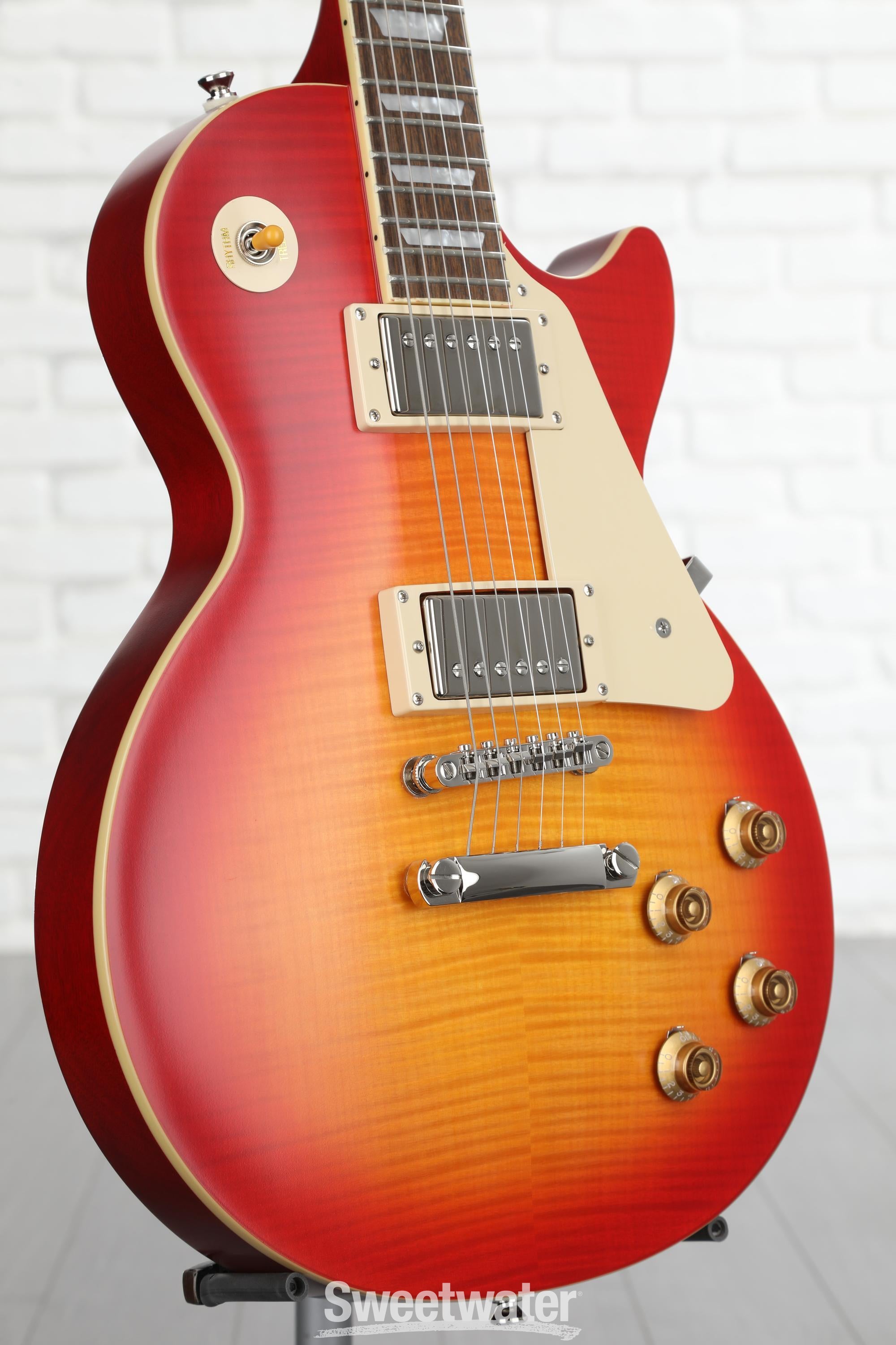 Epiphone Limited Edition 1959 Les Paul Standard Electric Guitar - Aged Dark  Cherry Burst