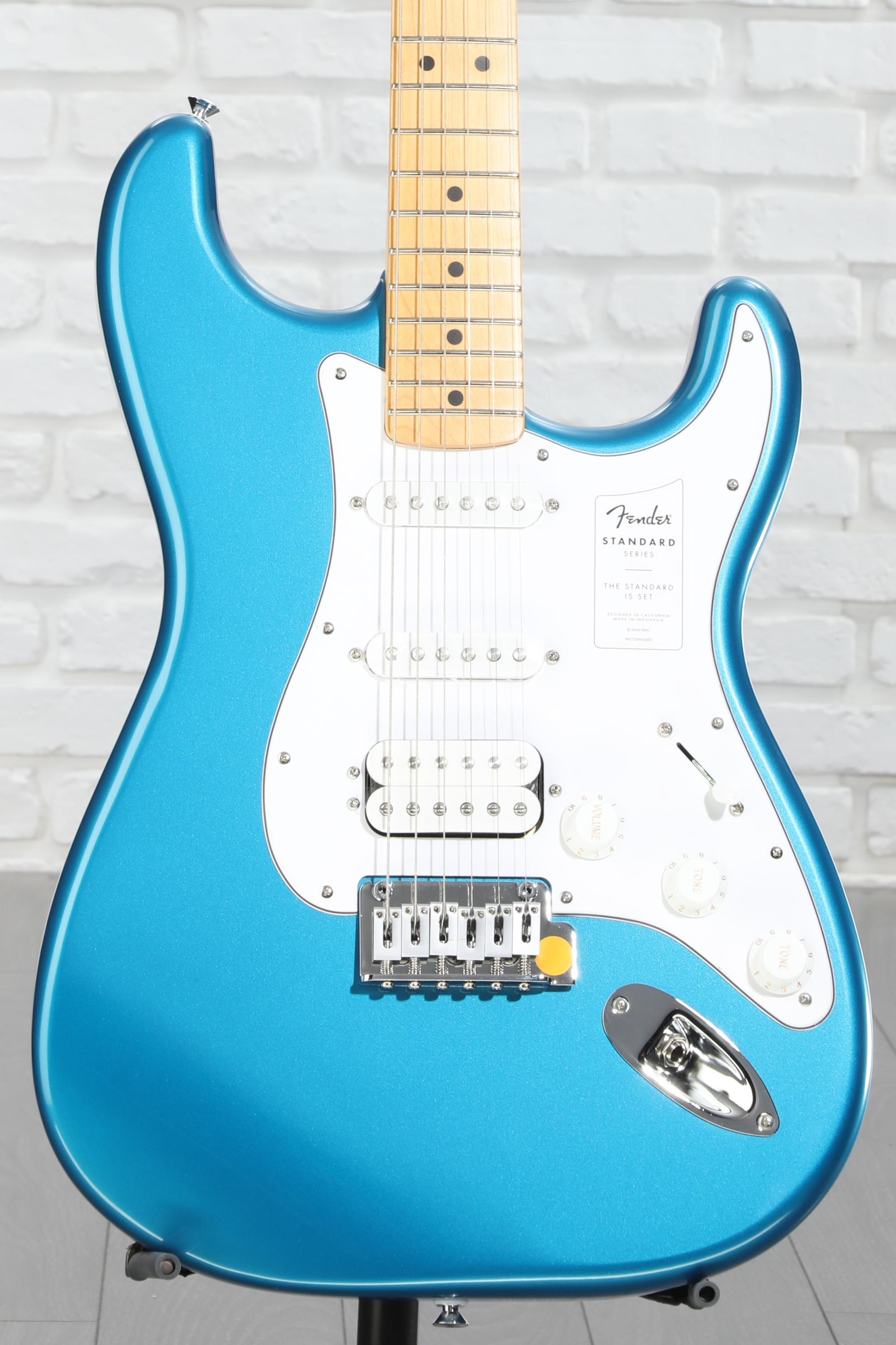 Fender Standard Stratocaster HSS Electric Guitar - Aqua