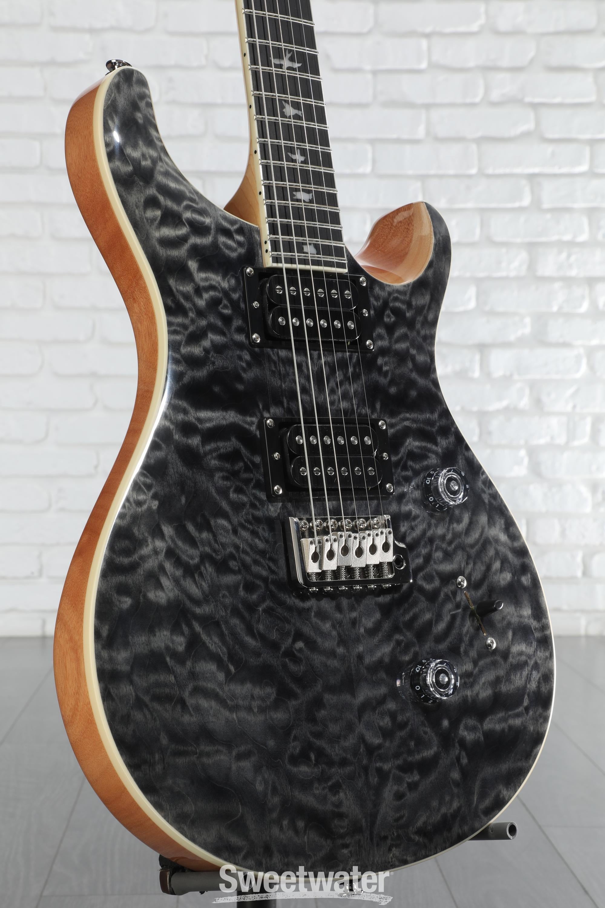 PRS SE Custom 24 Electric Guitar - Quilt Charcoal