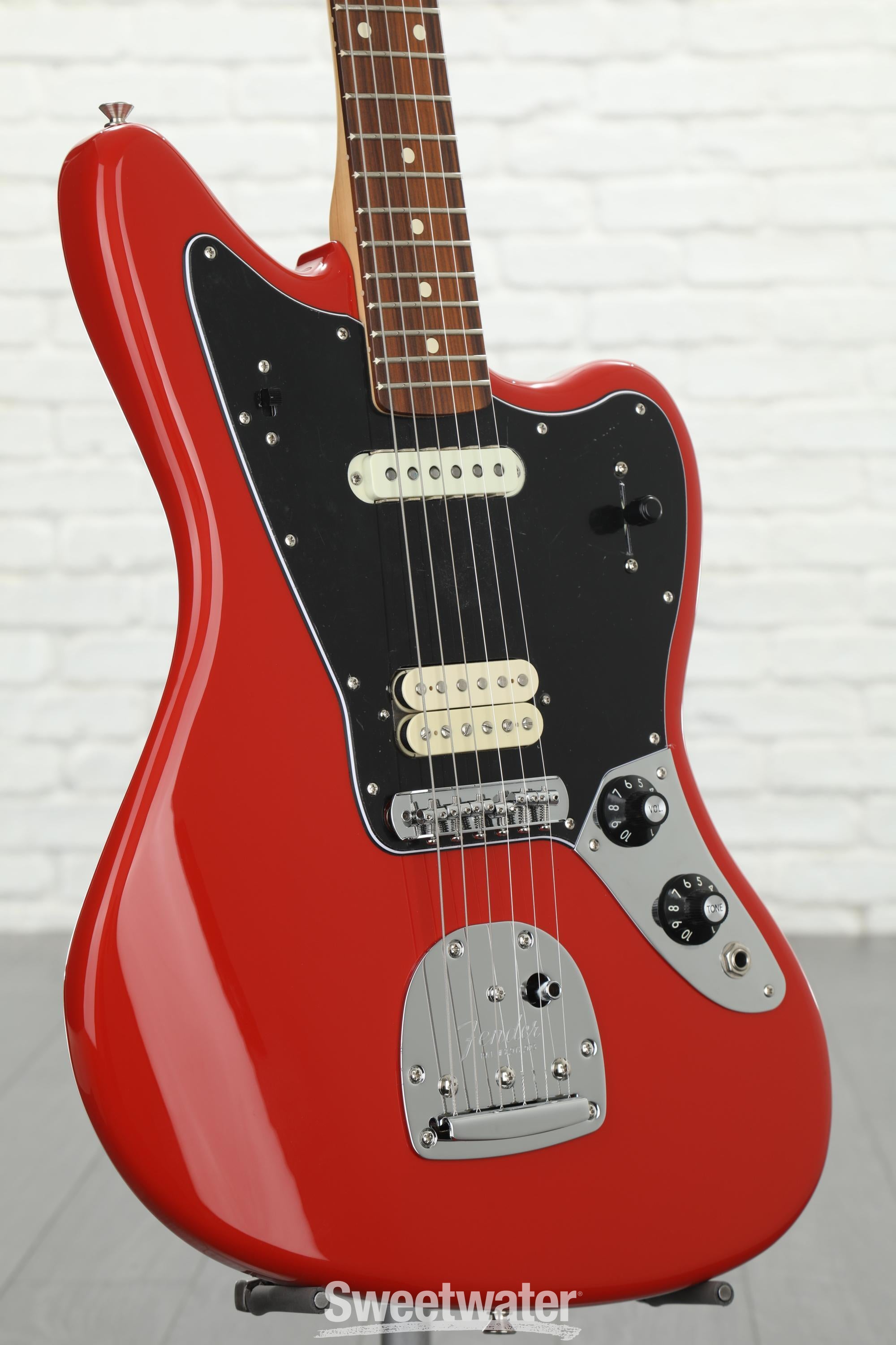 Fender Player Jaguar - Sonic Red w/ Pau Ferro Fingerboard | Sweetwater