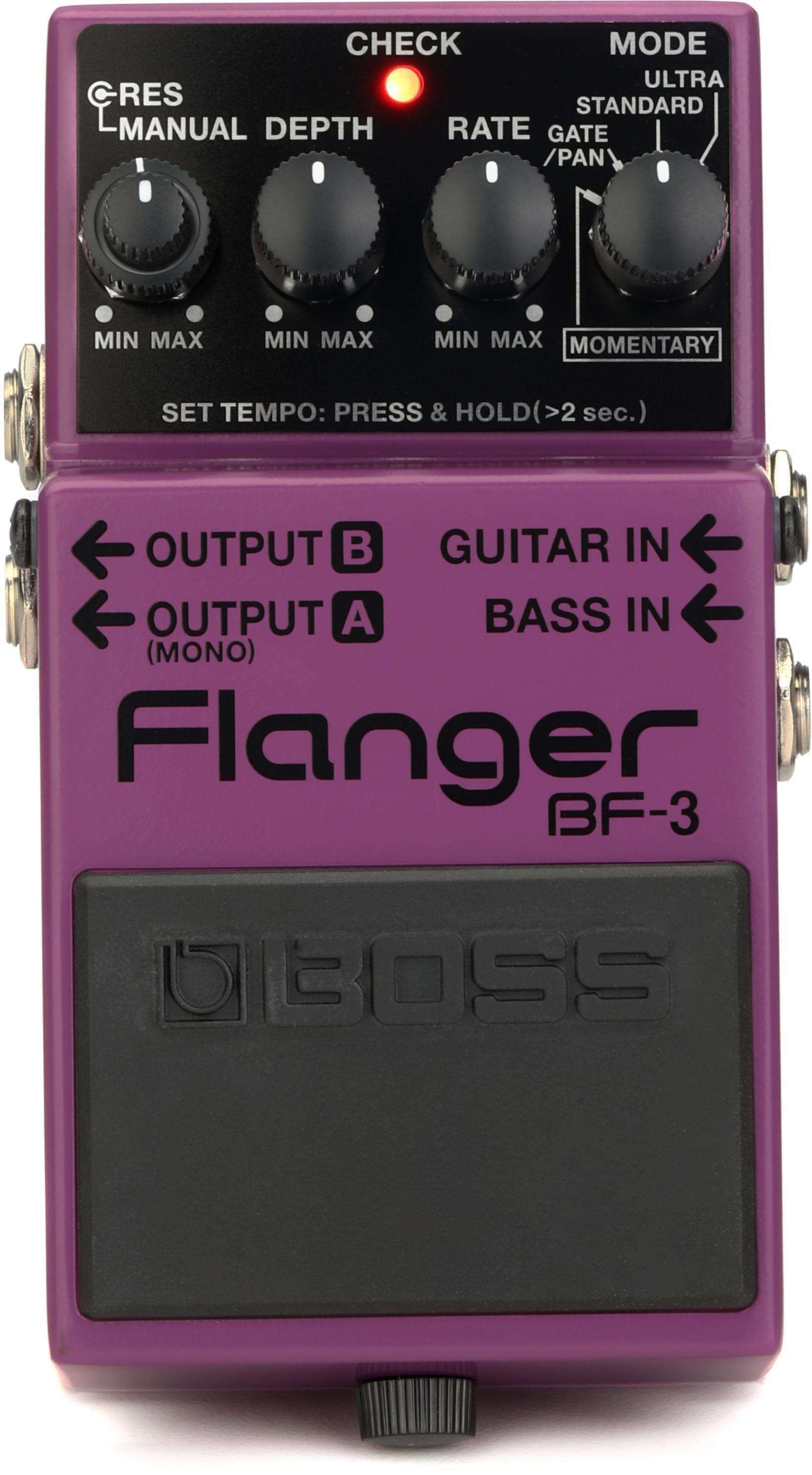 Boss BF-3 Flanger Guitar and Bass Effects Pedal