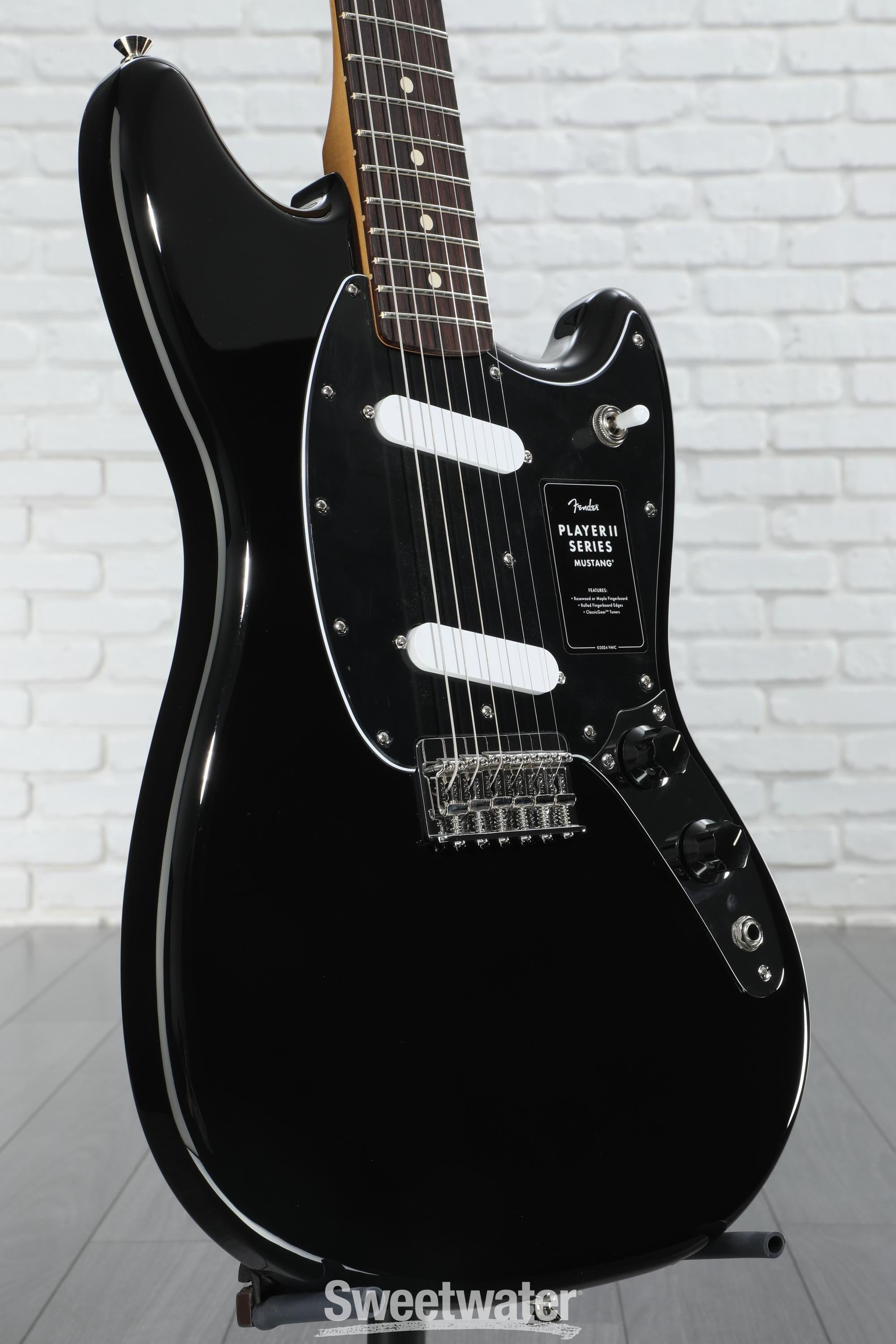 Fender Player II Mustang - Black with Rosewood Fingerboard