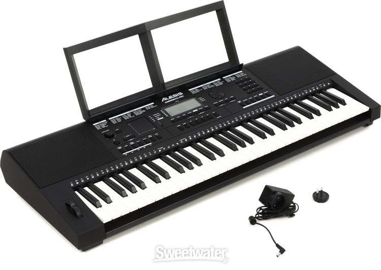 Alesis Harmony 61 Pro - 61 Key Keyboard Piano with Adjustable Touch  Response, USB Midi, 580 Sounds, X/Y Performance Touchpad with DJ-Style FX