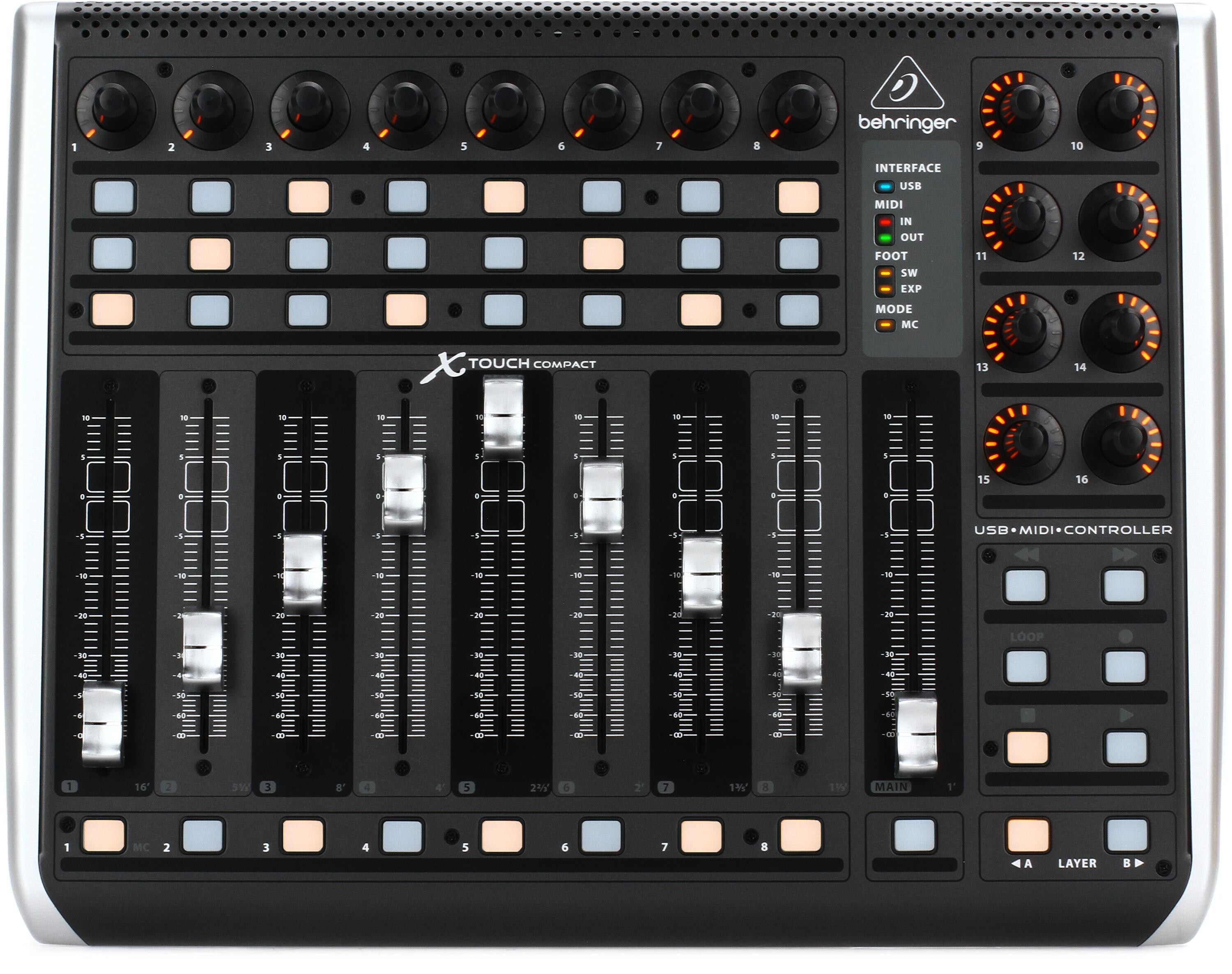 Universal　Behringer　Surface　Control　X-Touch　Compact　Sweetwater