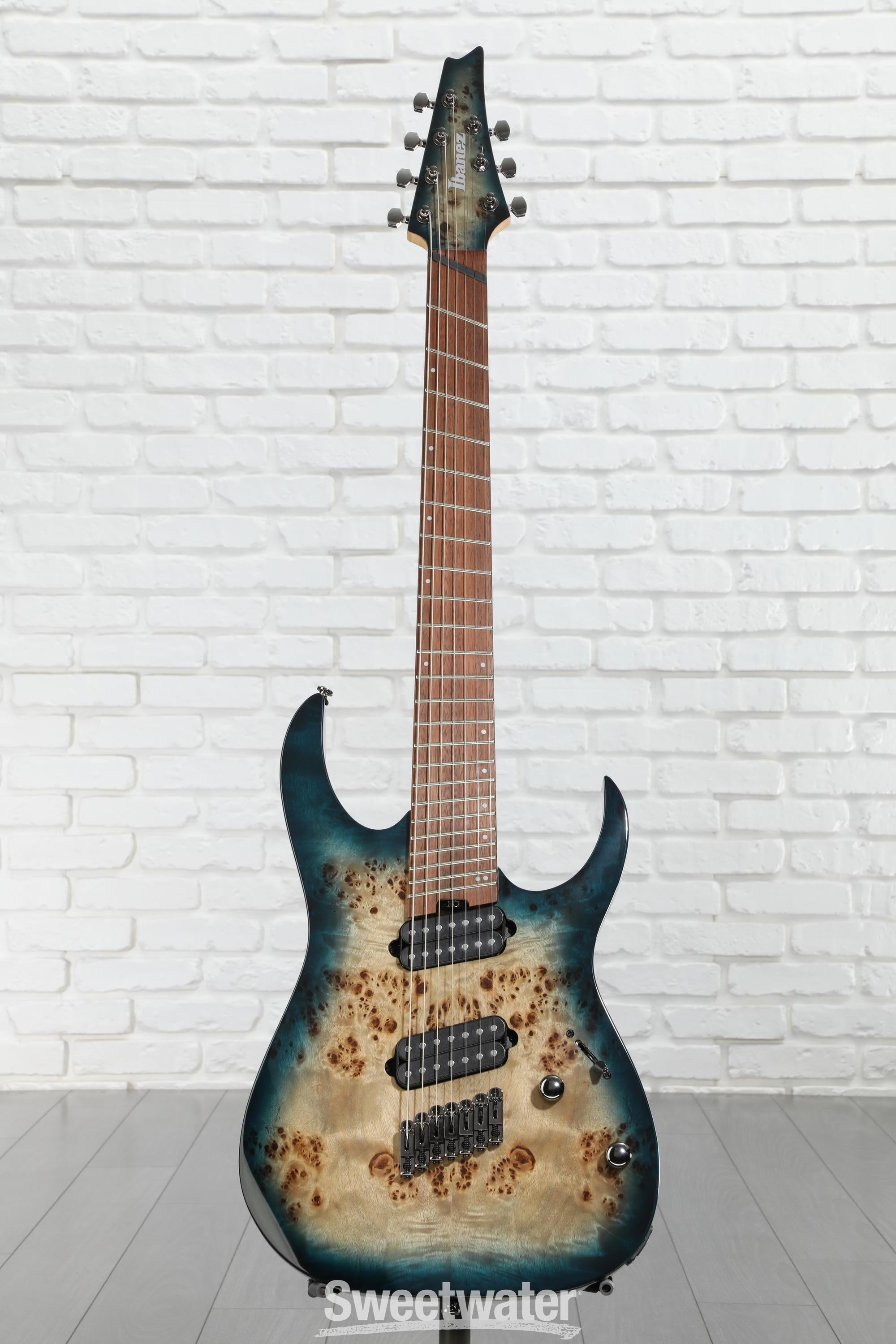 Ibanez RGMS7 7-string Electric Guitar - Cosmic Blue Starburst