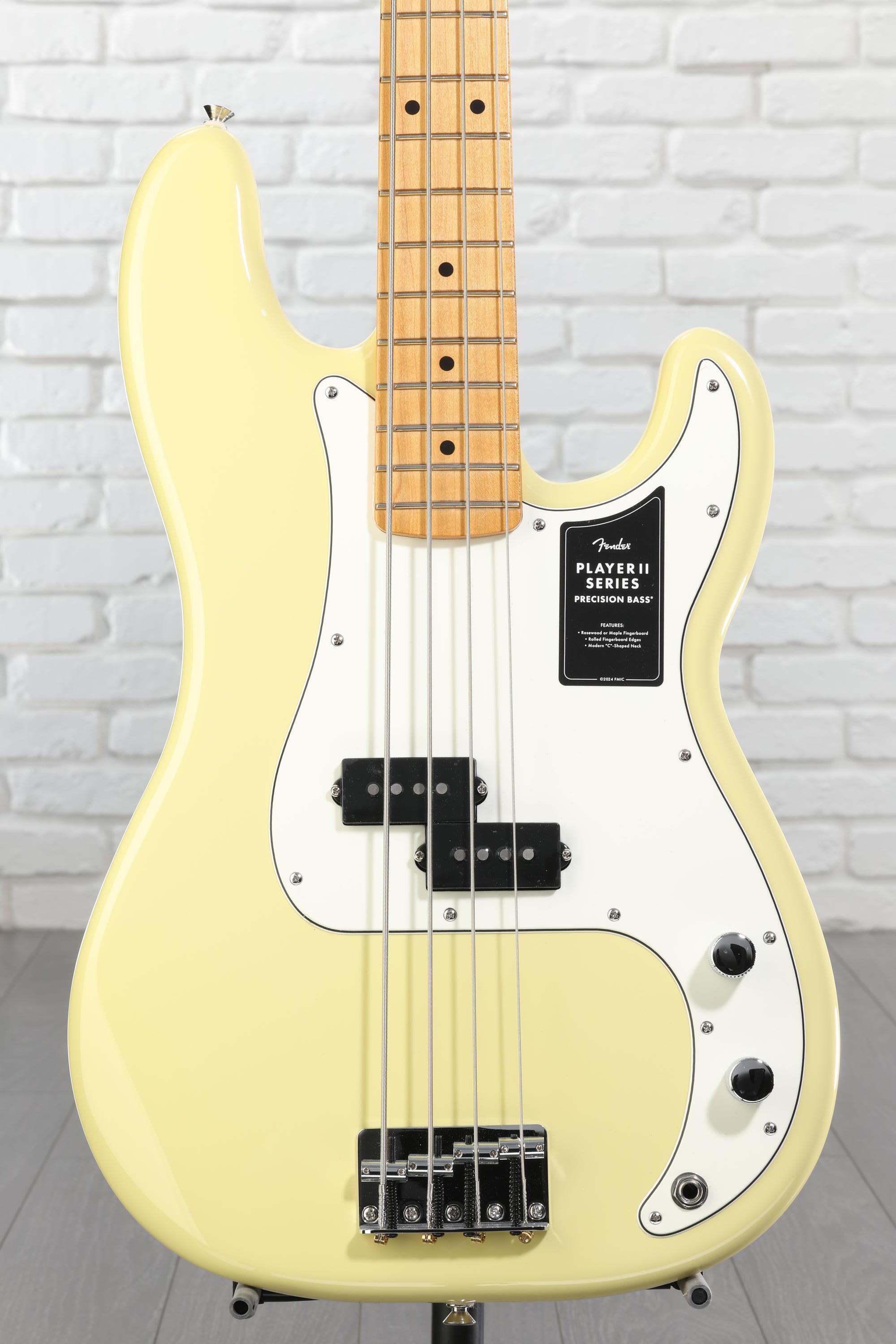 ベース Fender Player II Precision Bass MN HLY Fender Player II Precision Bass - Hialeah Yellow with Maple