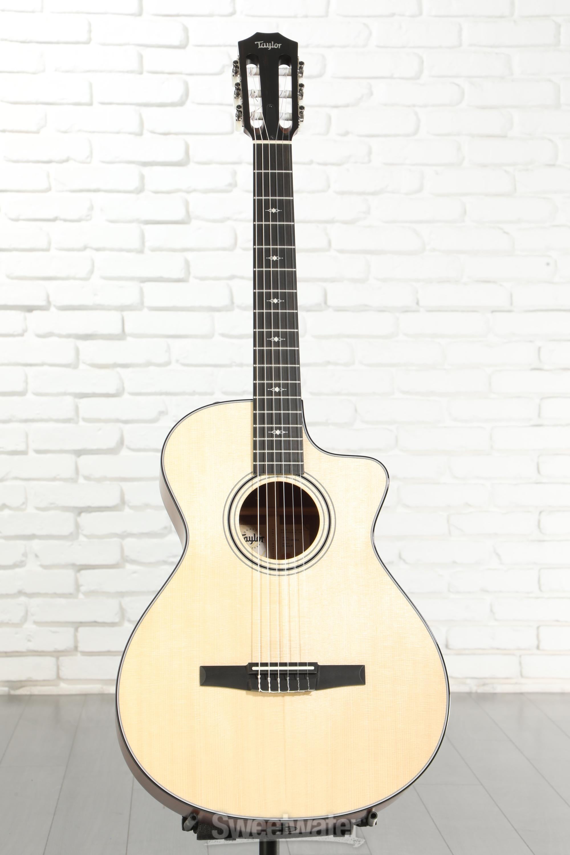 Taylor 312ce-N Nylon Acoustic-electric Guitar - Natural Sitka
