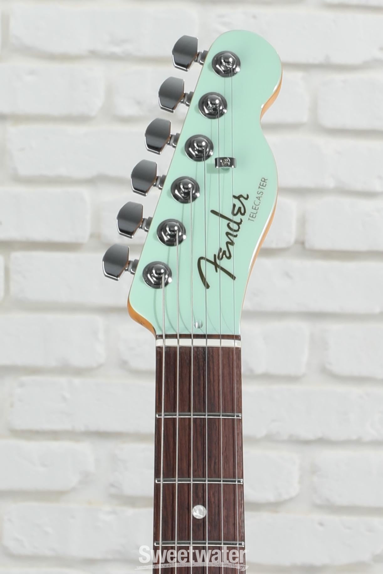 Fender American Ultra Luxe Telecaster - Surf Green with Rosewood  Fingerboard | Sweetwater