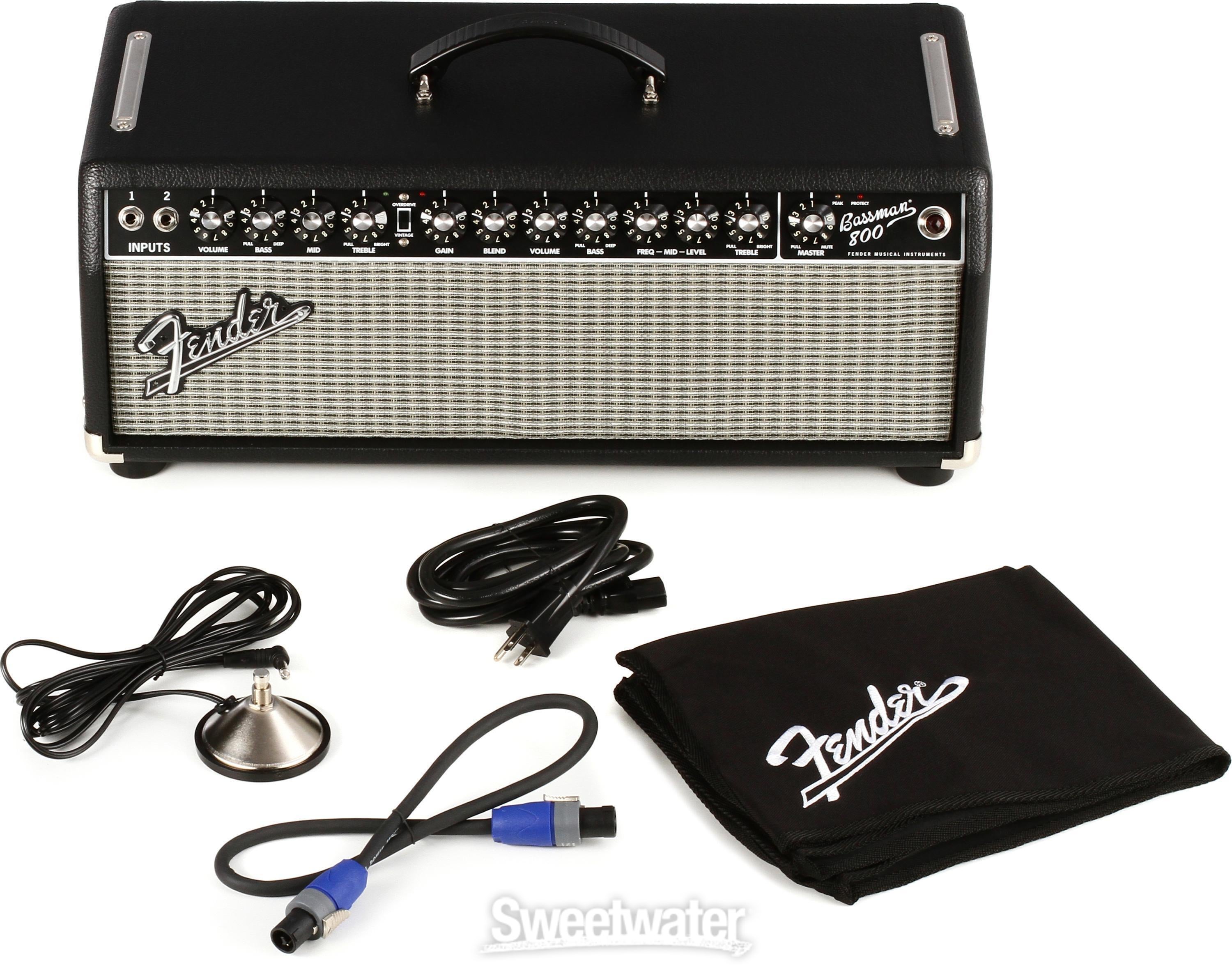 Fender Bassman 800HD 800-watt Hybrid Bass Head | Sweetwater