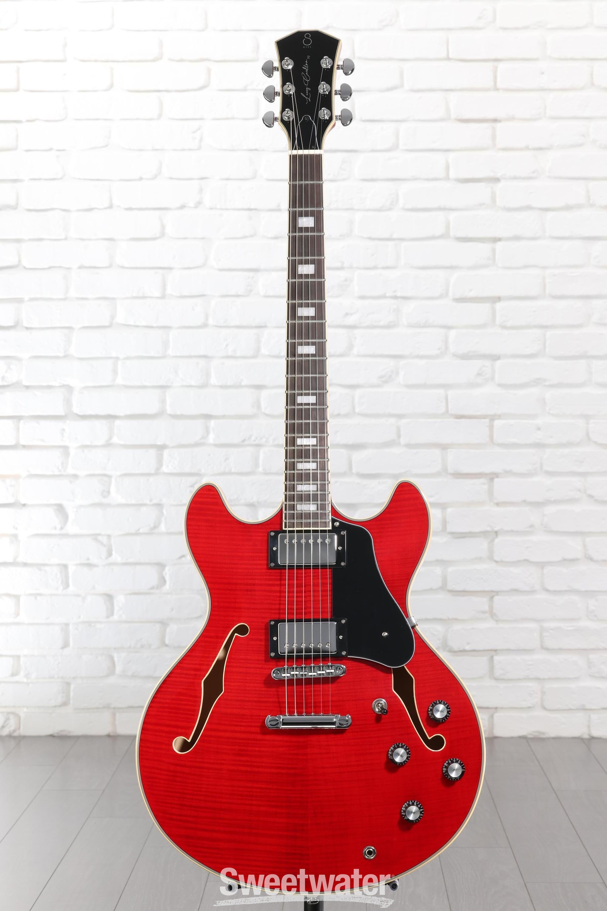 ギター Sire H7 Larry Carlton Sire Larry Carlton H7 Semi-hollow Electric Guitar - See Through