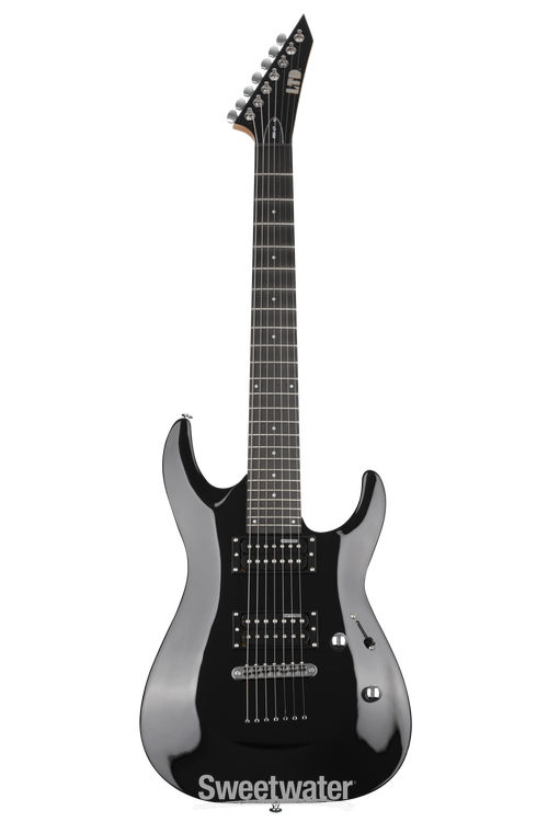 ESP LTD MH-17 7-string Solidbody Electric Guitar - Black ESP LTD MH-17 7-string Solidbody Electric Guitar - Black