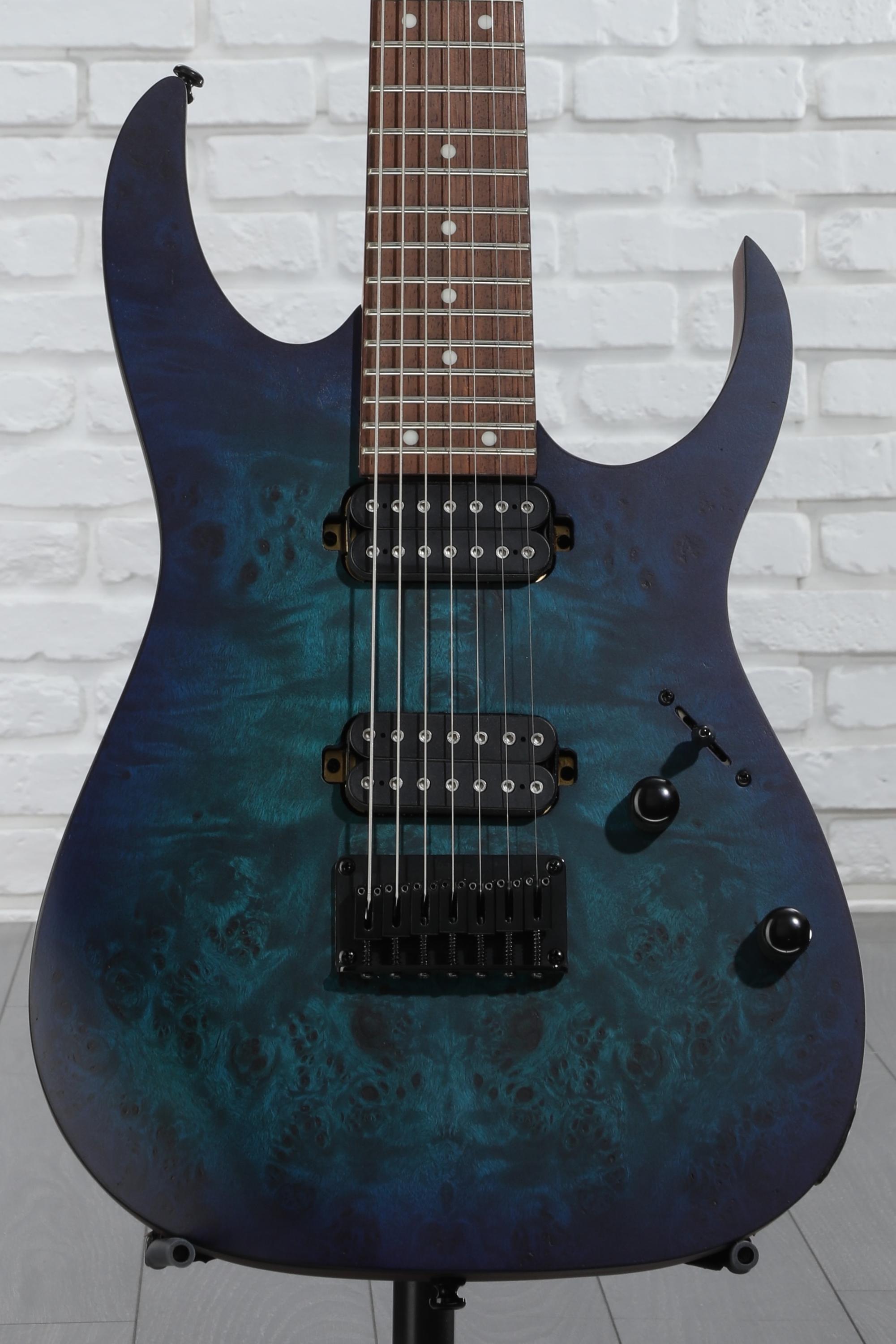 Ibanez RG7421PB Electric Guitar - Sapphire Blue Flat