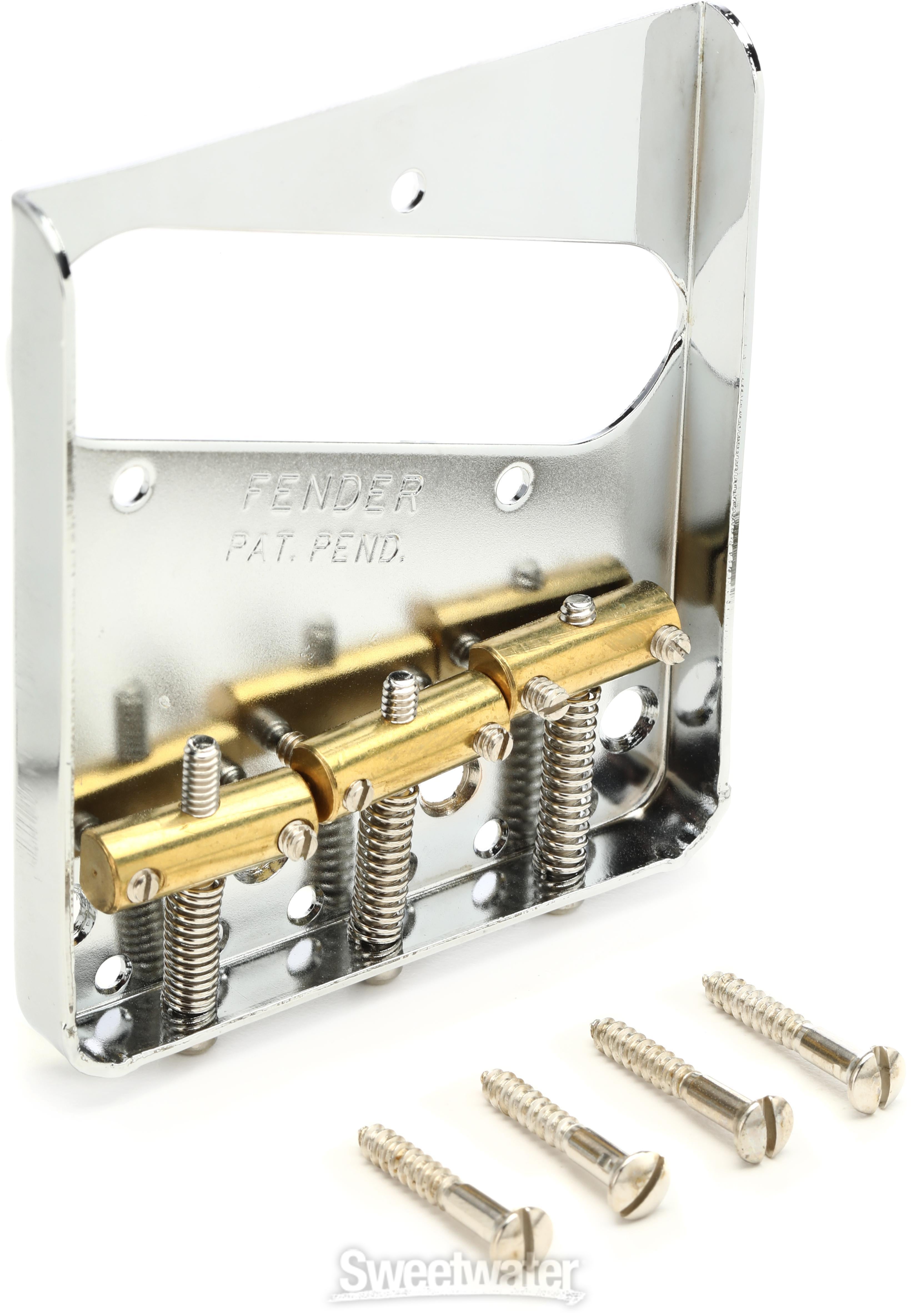 Fender 3-saddle American Vintage Telecaster Bridge Assembly - Chrome