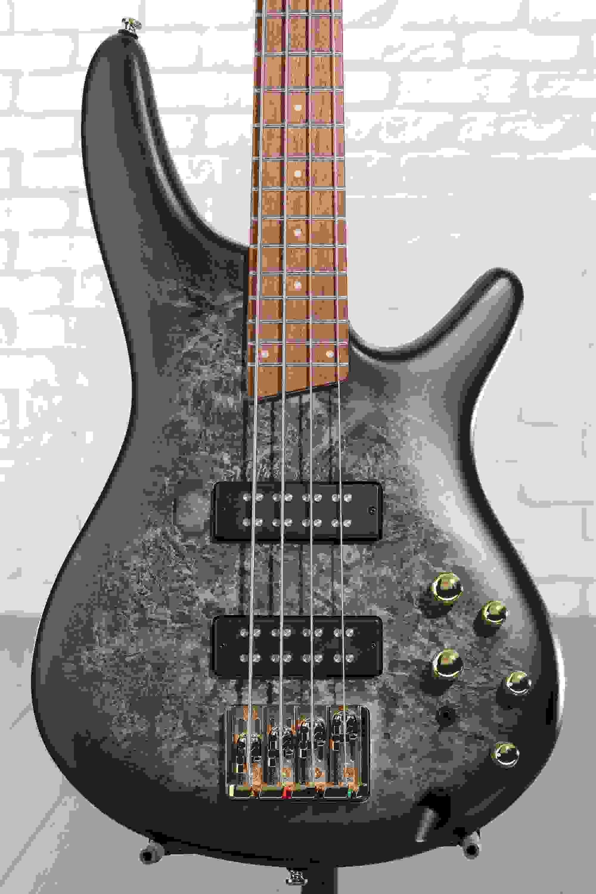 Ibanez SR Standard 4-string Electric Bass - Black Ice Frozen Matte