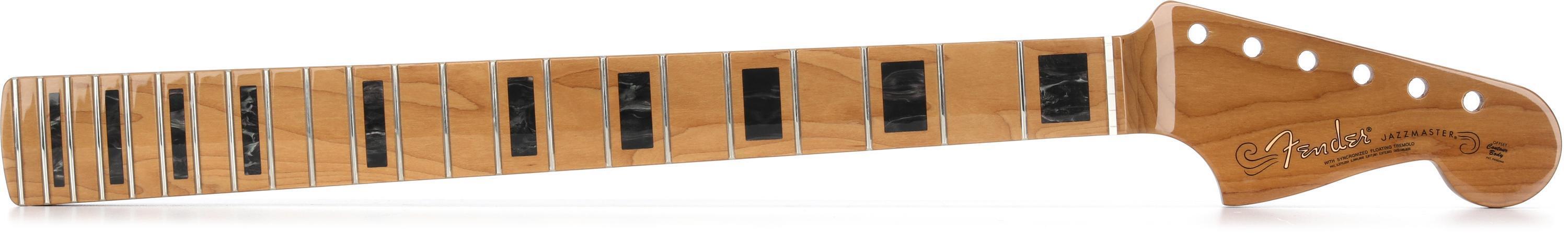 Photo of Fender Jazzmaster Roasted Maple Neck - Maple Fingerboard with Black Pearloid Block Inlays
