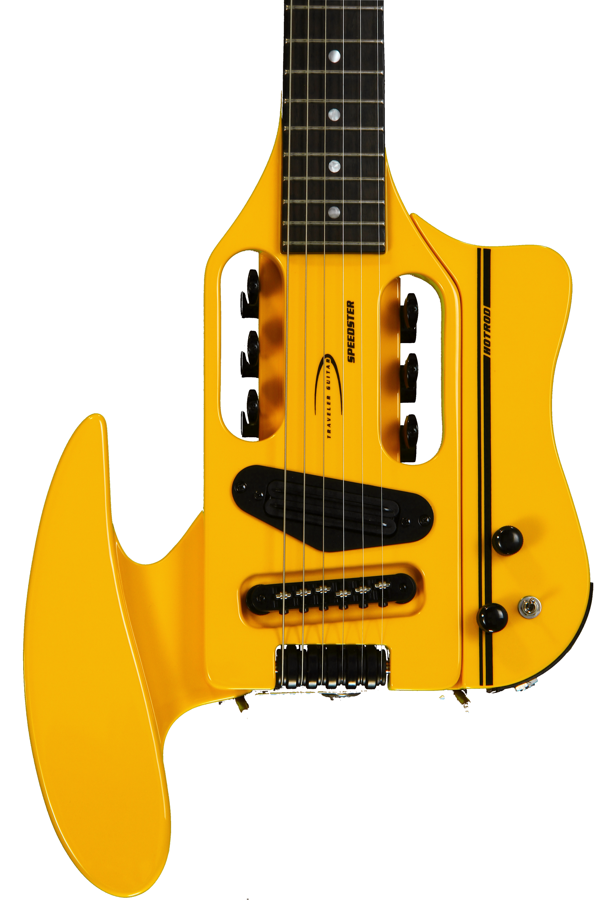 ギター TRAVELER GUITAR Speedster Deluxe HOT ROD Traveler Guitar Speedster Hot Rod V2 - Yellow | Sweetwater