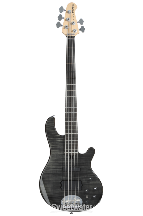 邦楽 55 BLACK Lakland Skyline 55-02 Deluxe Bass Guitar - Transparent Black