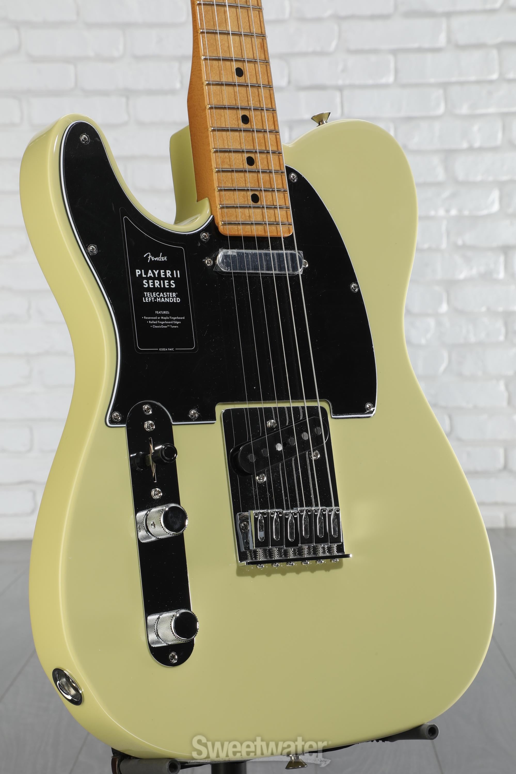 Fender Player Telecaster　LH　イエロー Fender Player II Telecaster Left-handed Electric Guitar