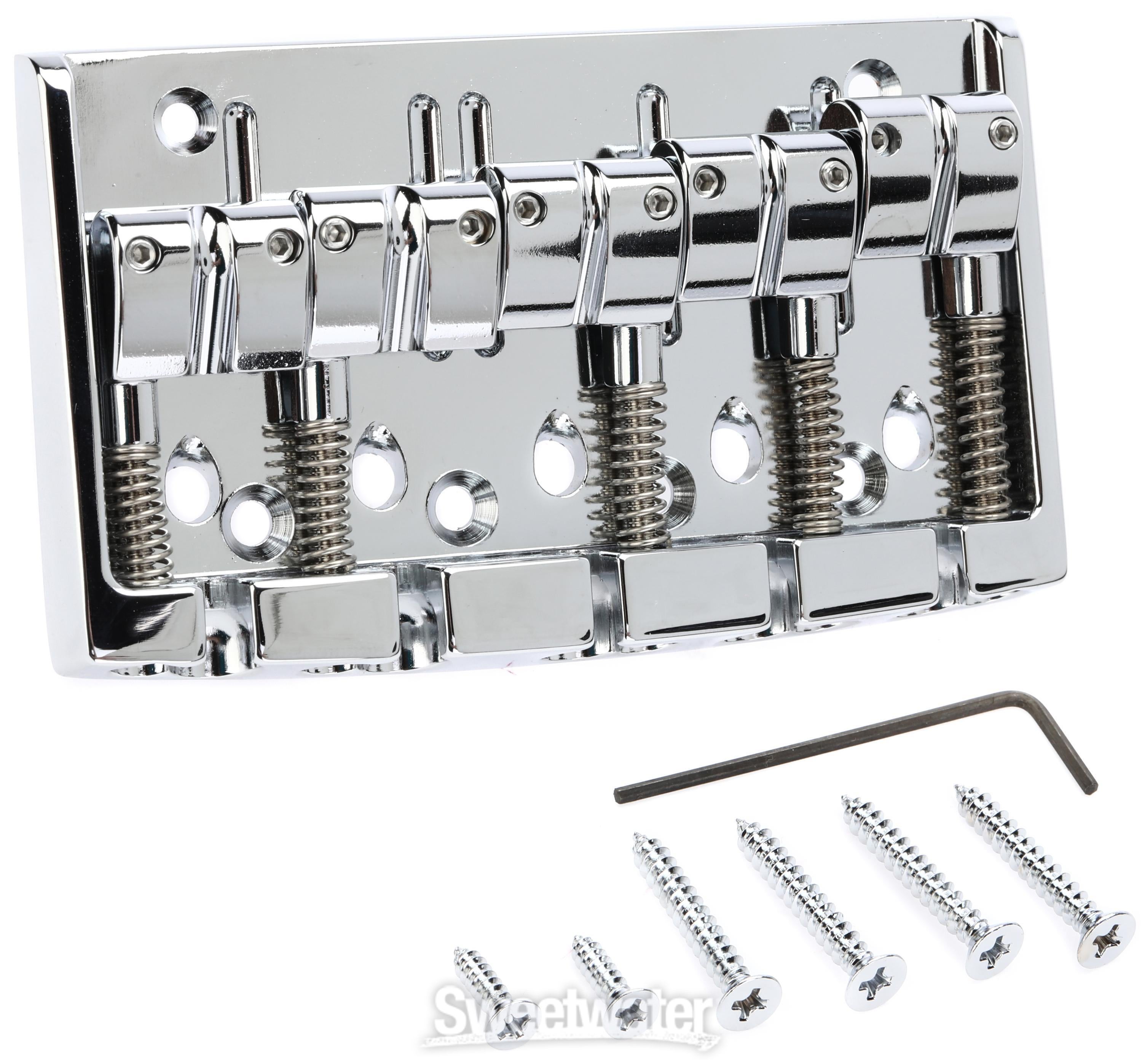 Gotoh 404BO-5 5-string Bass Bridge - Chrome | Sweetwater