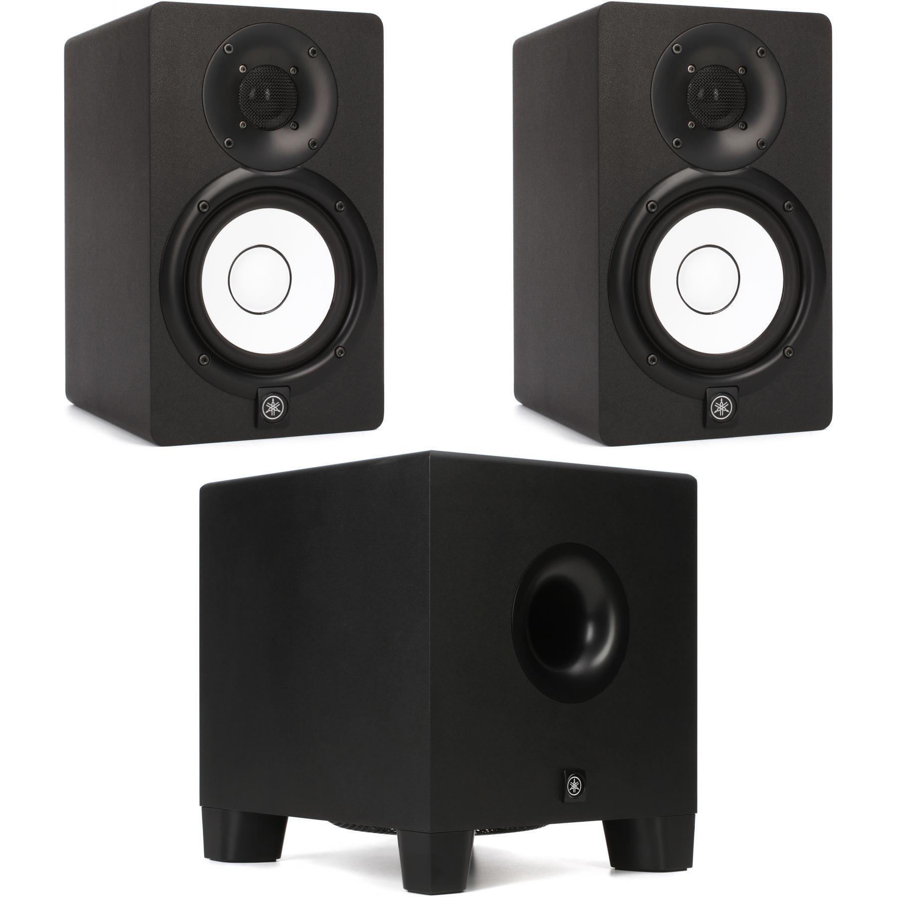 Yamaha HS5 70-watt 5-inch Powered Studio Monitor Pair With HS8S