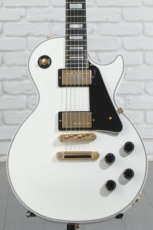Gibson Custom Les Paul Custom - Alpine White with Ebony Fingerboard