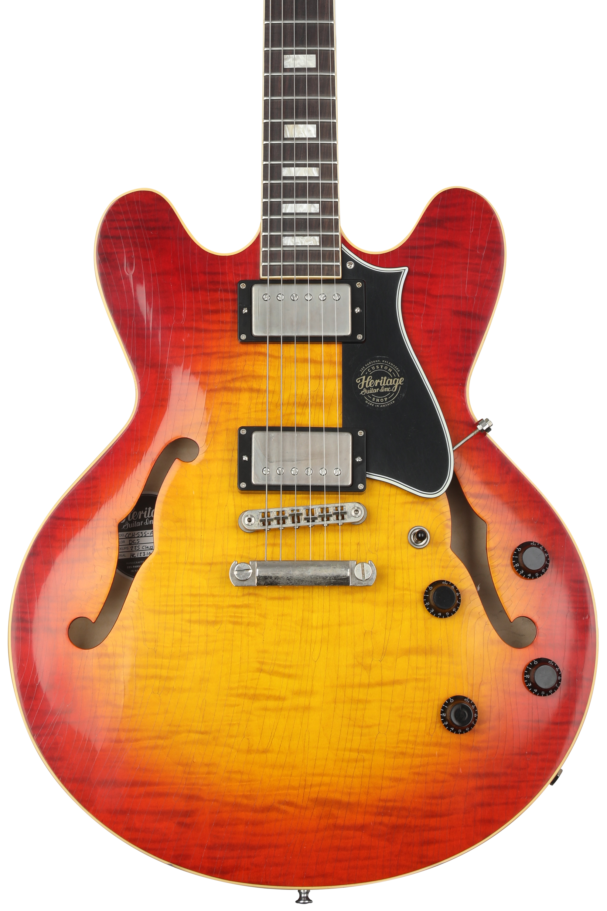 Heritage Custom Core Artisan Aged H-535 Semi-hollowbody