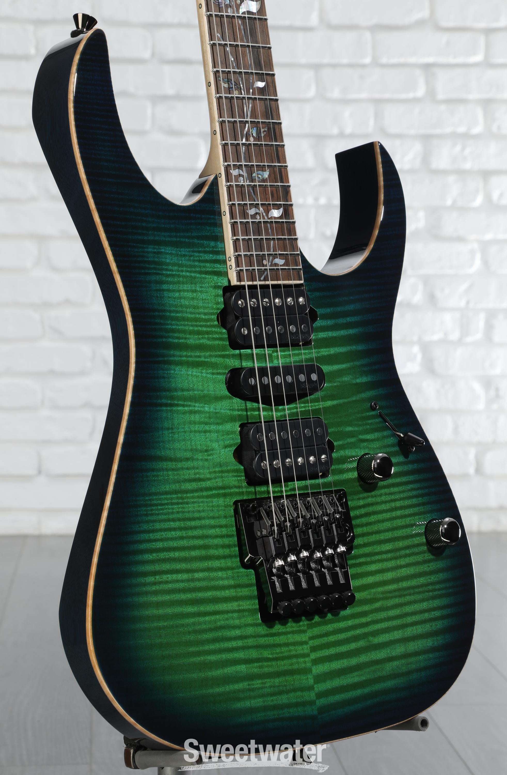 Ibanez J Custom RG8570 Electric Guitar - Surreal Blue Burst