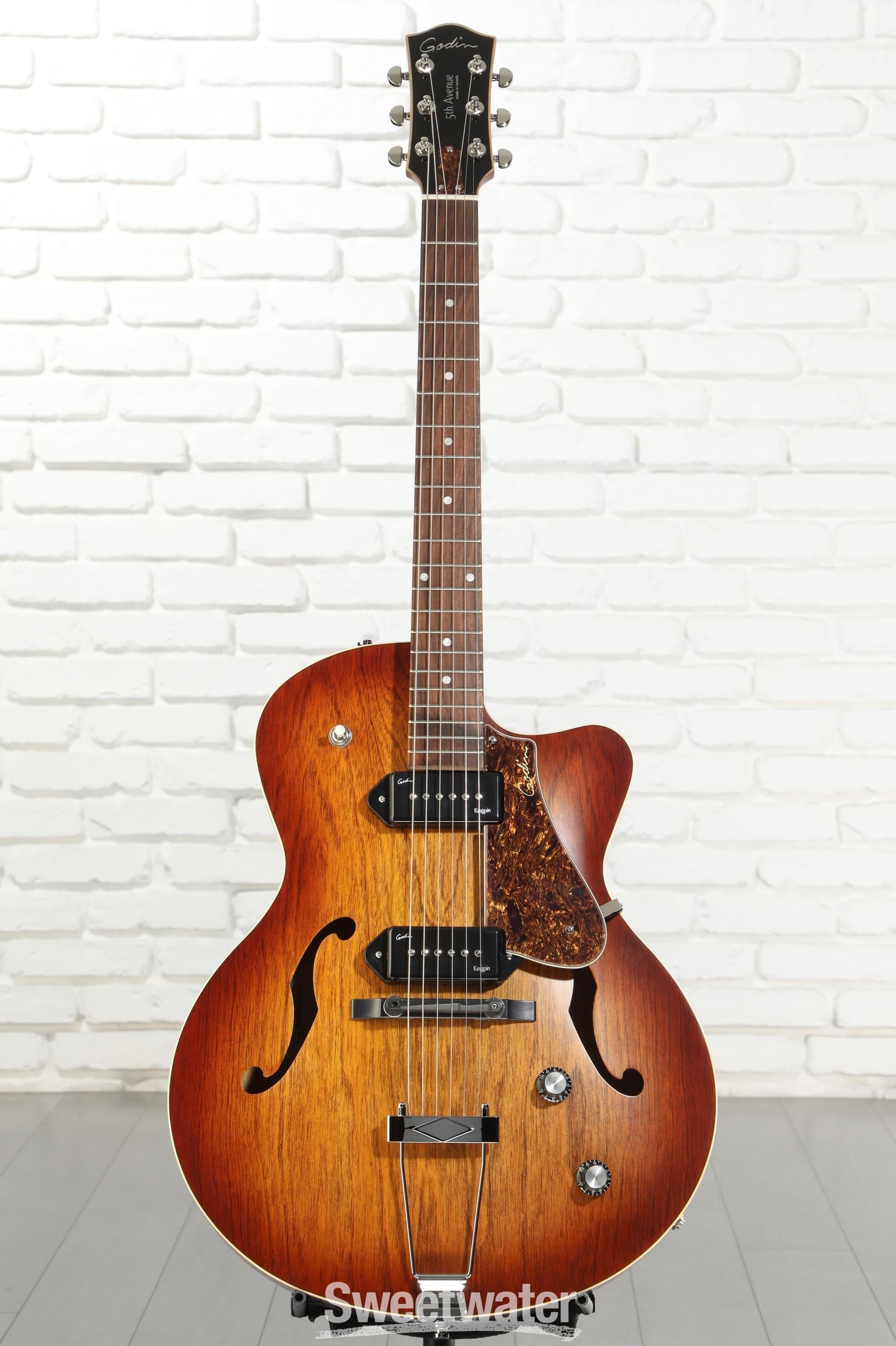 Godin 5th Avenue CW Kingpin II P90 Hollowbody Electric Guitar