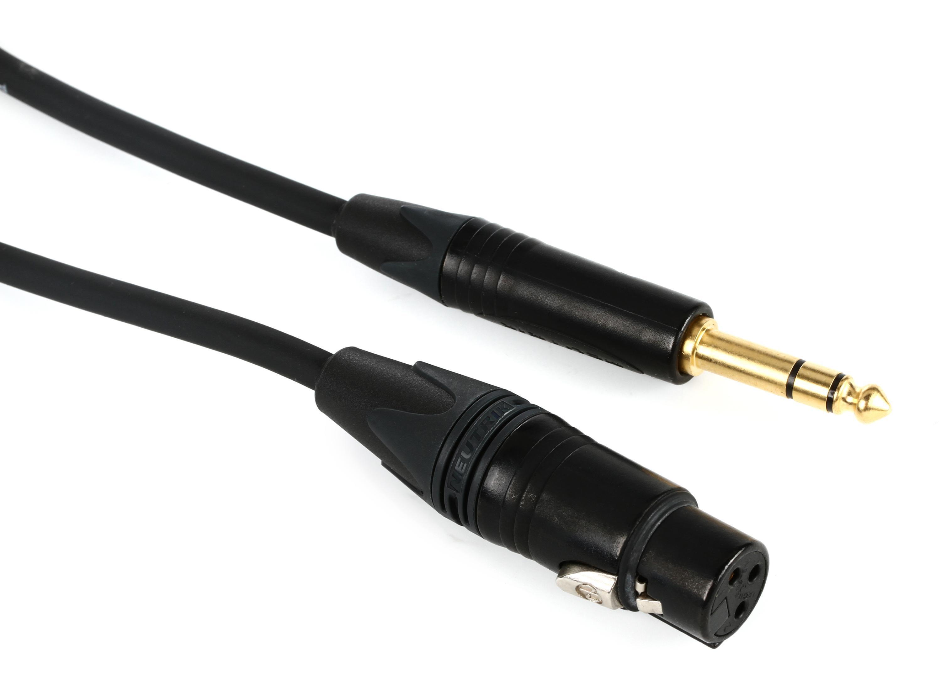 Photo of Pro Co AQBPBQXFS-10 Ameriquad Balanced Patch Cable - XLR Female to TRS Male - 10 foot