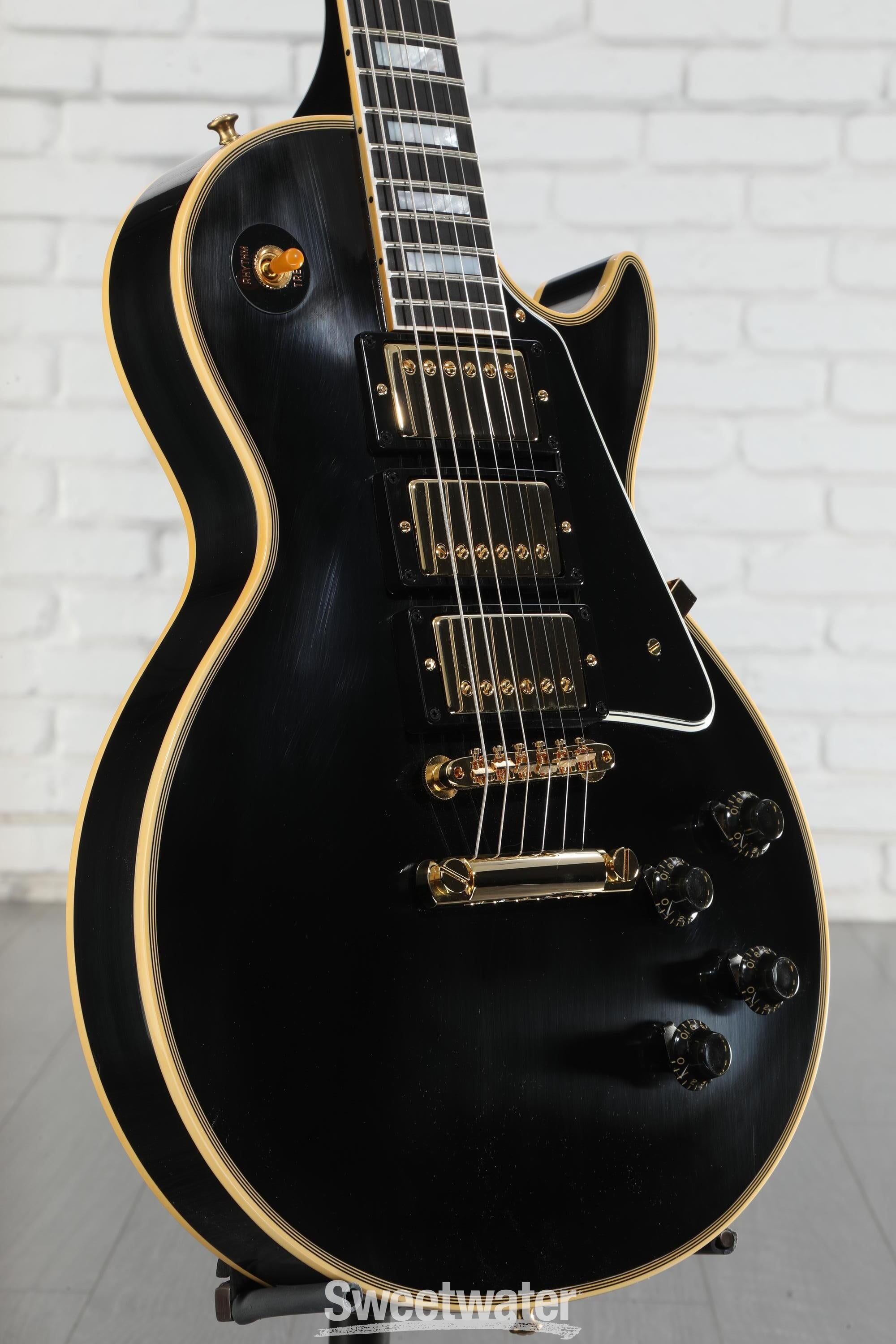 ギター GIBSON HC LES PAUL CUSTOM 1957 REISSUE Gibson Custom 1957 Les Paul Custom Reissue Electric Guitar