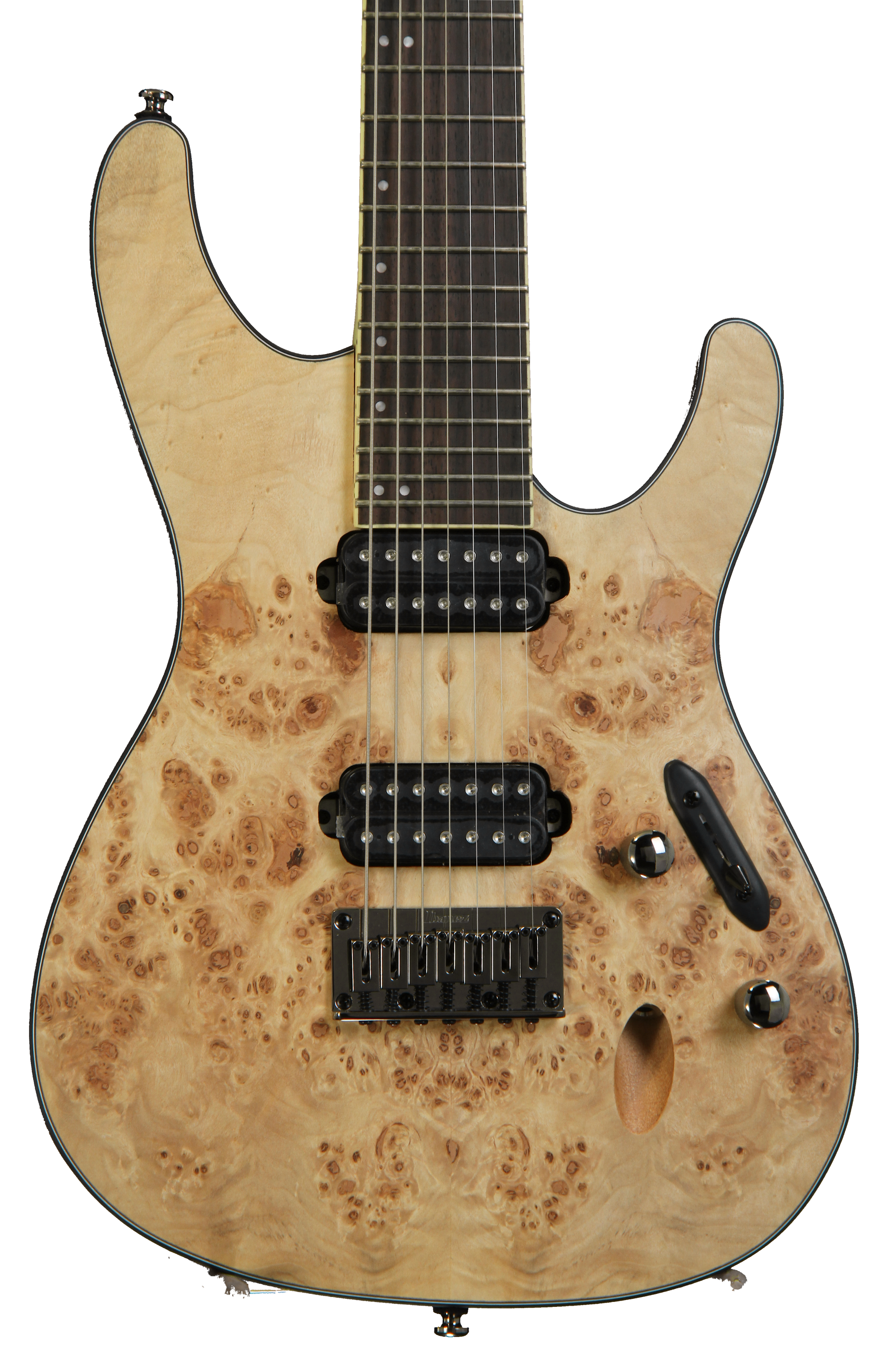 Ibanez S7721PB 7-String - Natural Flat | Sweetwater