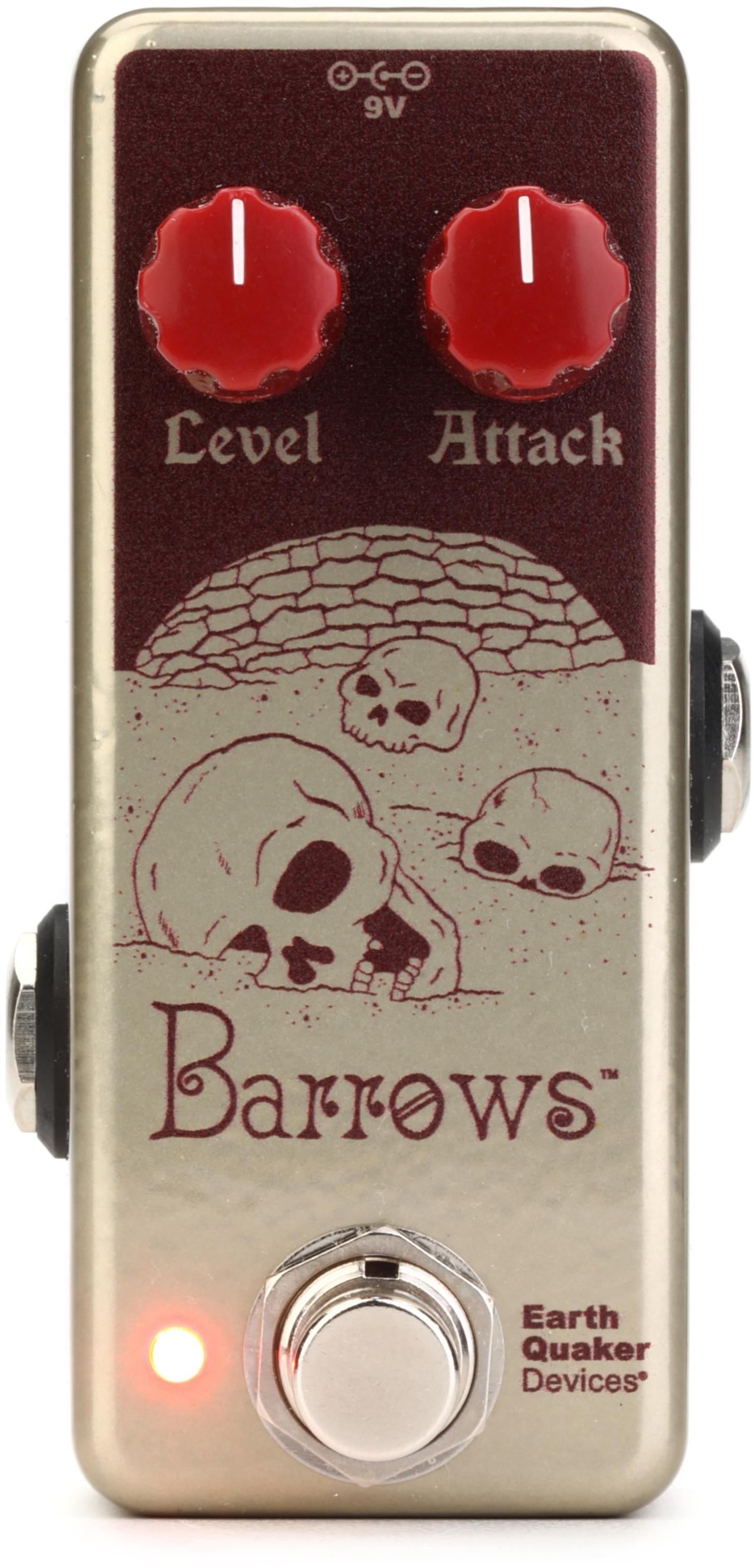 EarthQuaker Devices Barrows Fuzz Pedal - Red Nickel, Sweetwater