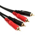 Photo of Hosa CRA-202AU Stereo Interconnect Dual RCA Cable - 6.6 foot