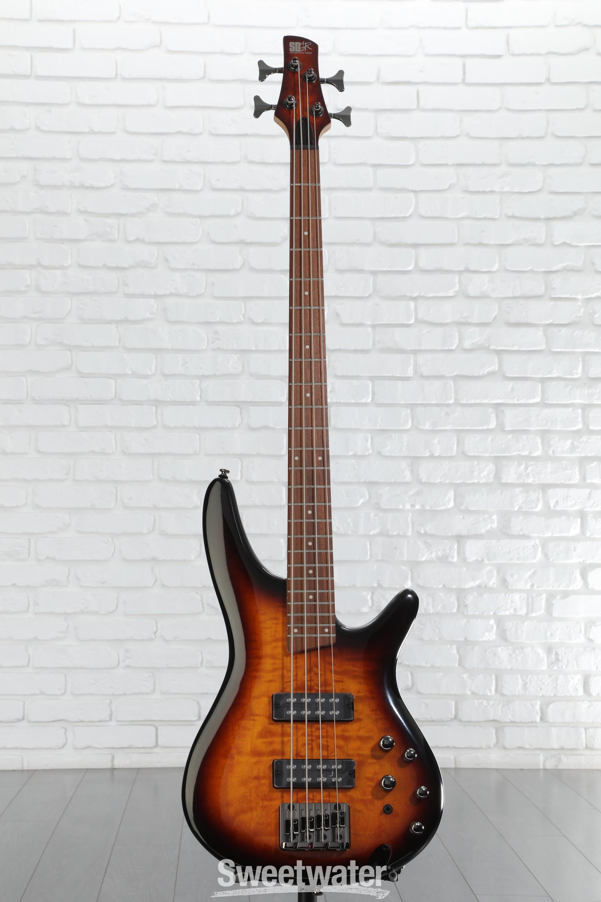 Ibanez Standard SR400EQM Bass Guitar - Dragon Eye Burst
