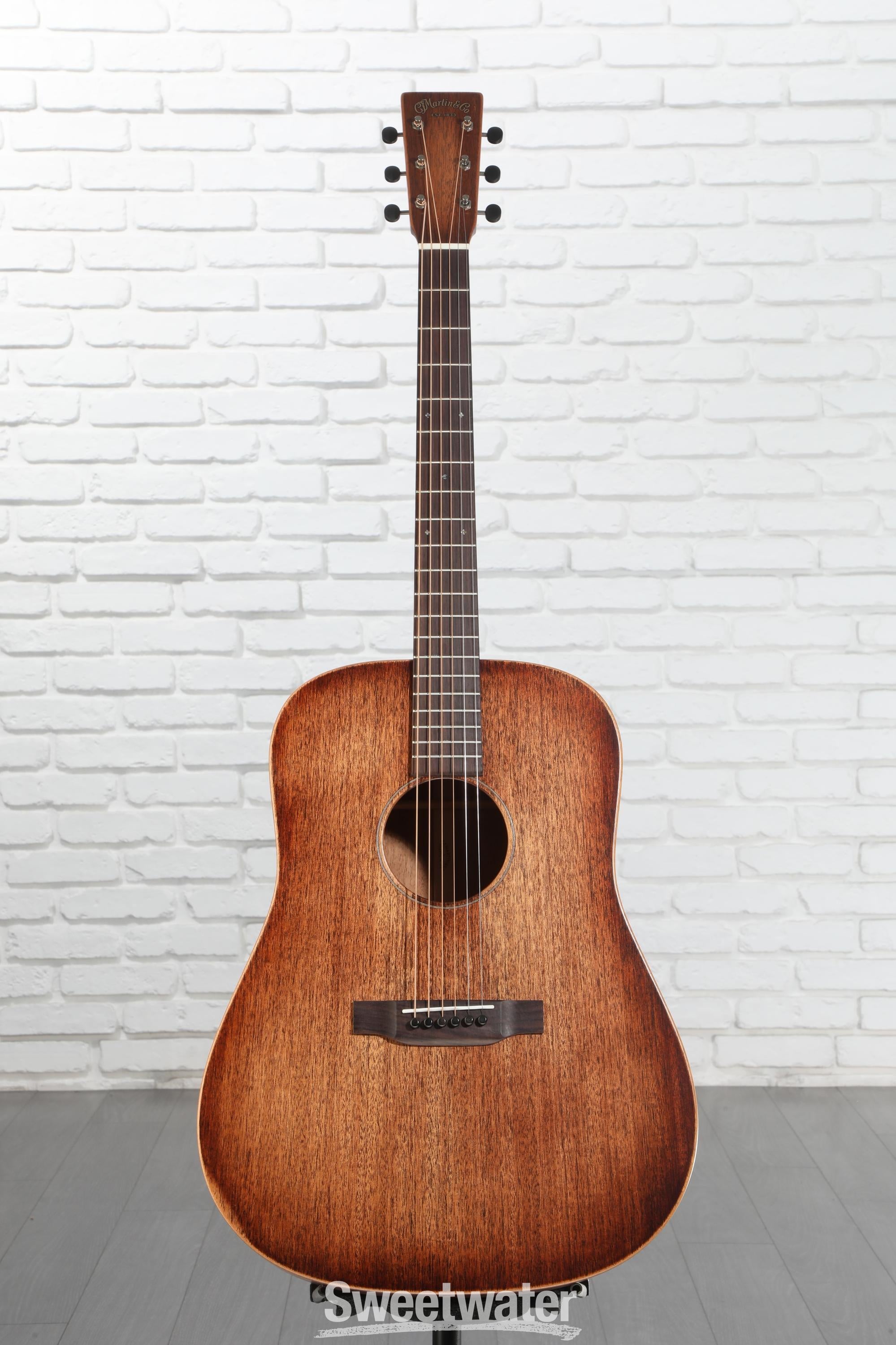 Martin D-15M StreetMaster Acoustic Guitar - Distressed Burst