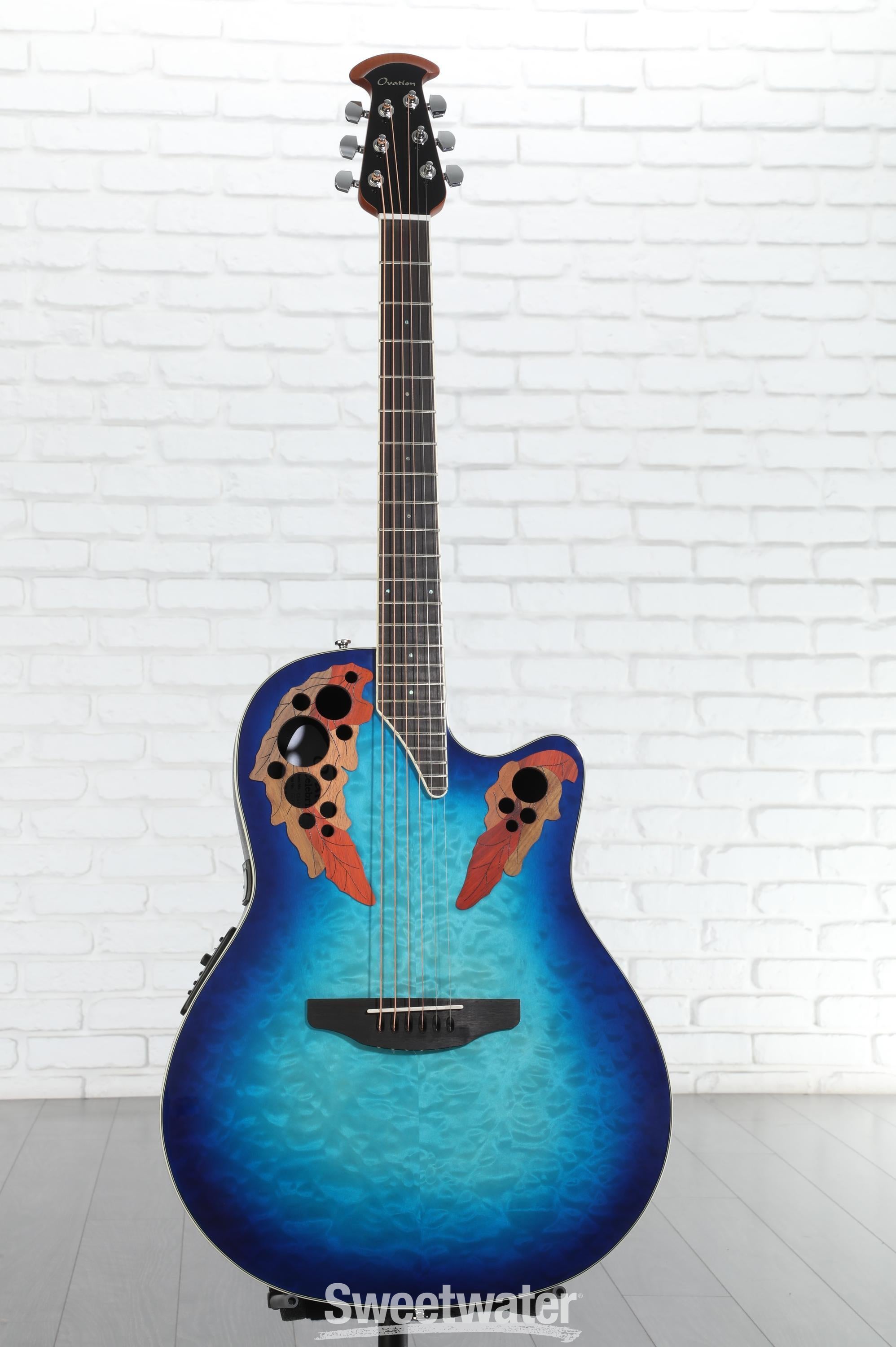 ギター Ovation CE48P RG Ovation Celebrity Elite CE48P-RG Super Shallow Acoustic