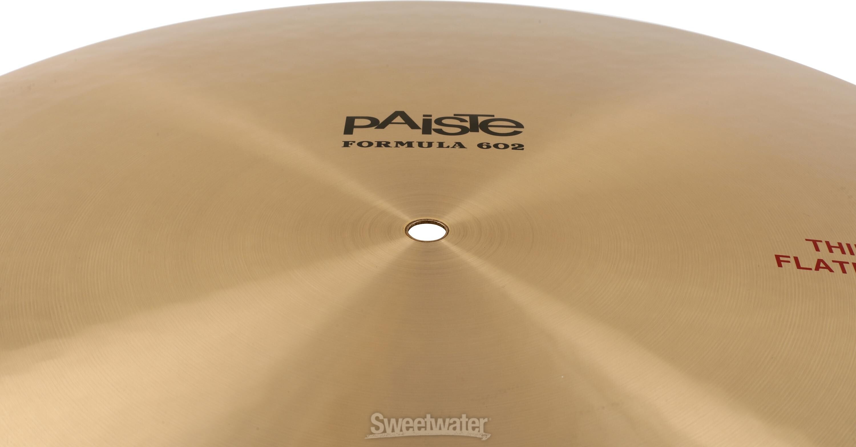 Paiste Formula 602 Thin Flat Ride - 20-inch | Sweetwater