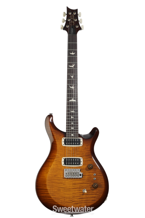 PRS S2 Custom 24-08 Electric Guitar - Black Amber | Sweetwater