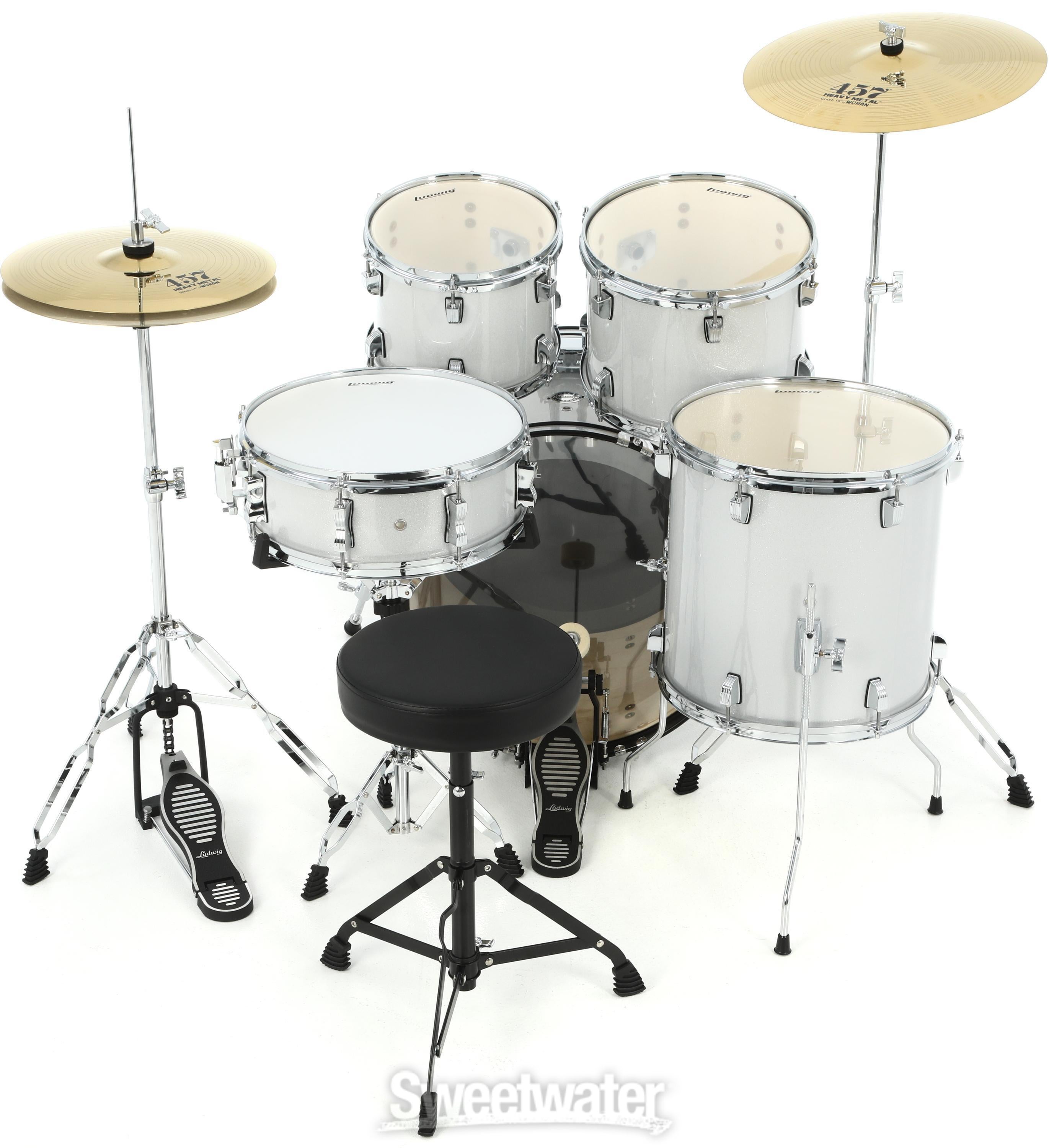 Set complet de tobe Ludwig Accent din 5 pieseSet complet de tobe Ludwig Accent din 5 piese  