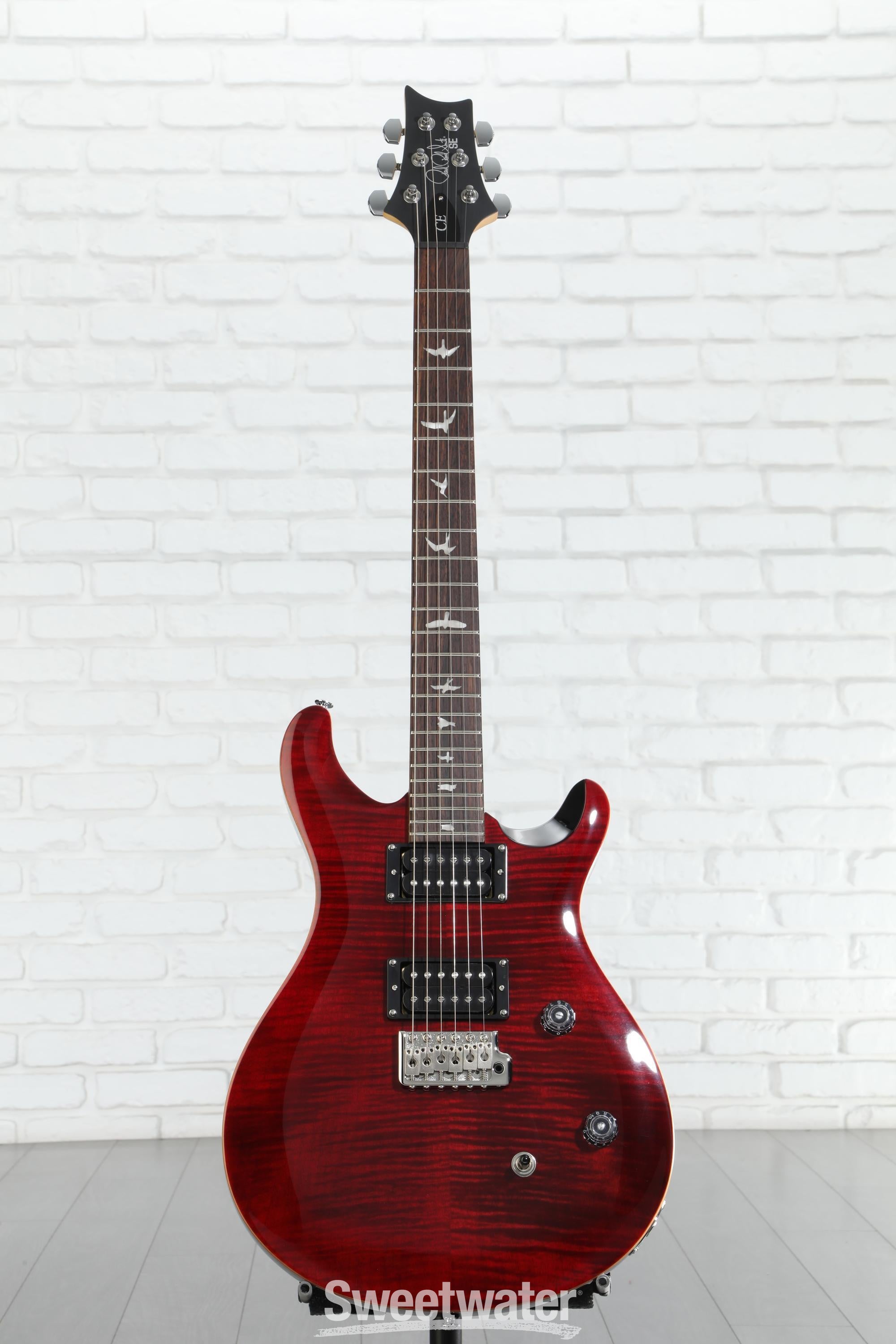 ギター PRS SE CE24 Black Cherry PRS SE CE 24 Standard Electric Guitar - Black Cherry