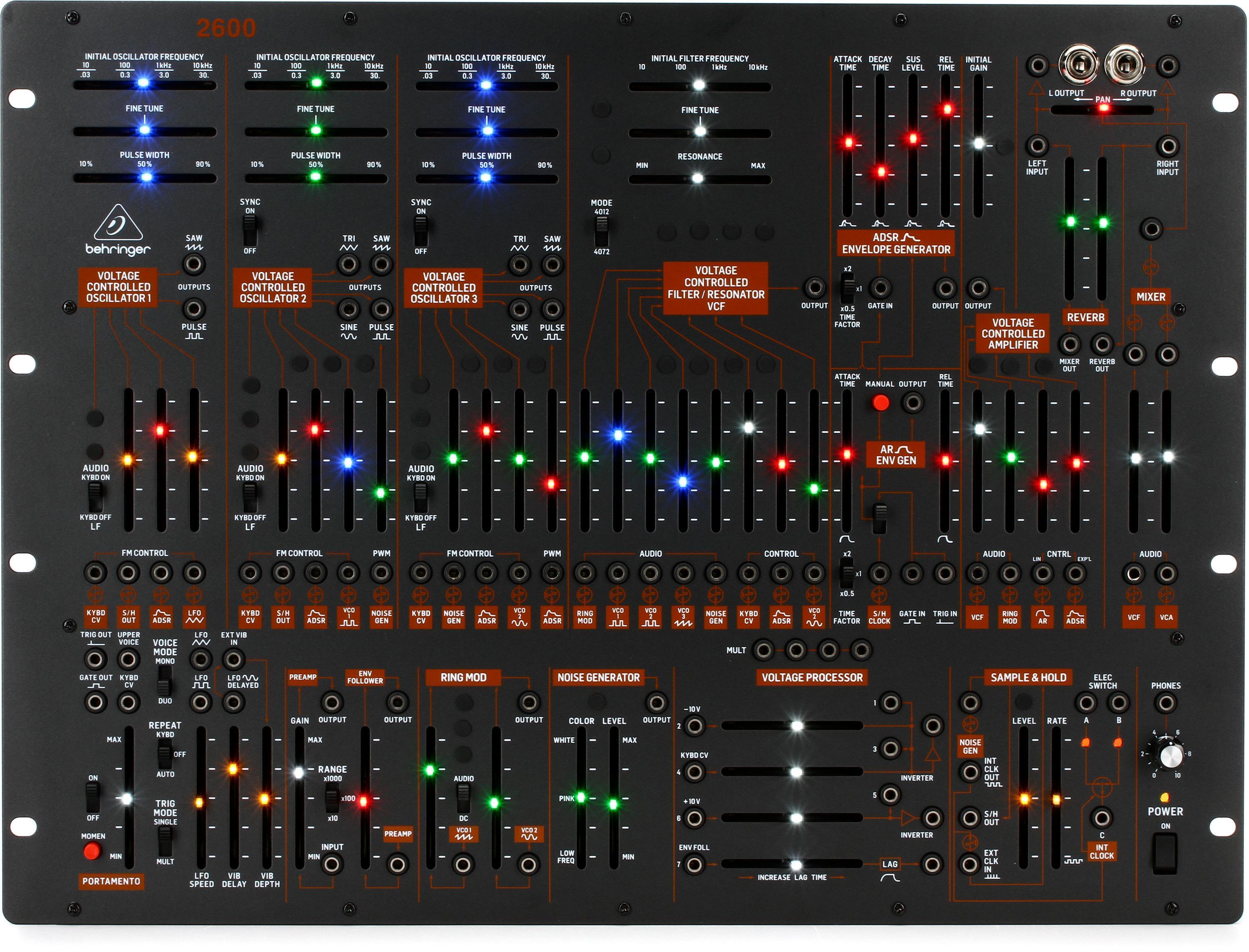 Behringer 2600 Analog Semi-modular Synthesizer | Sweetwater